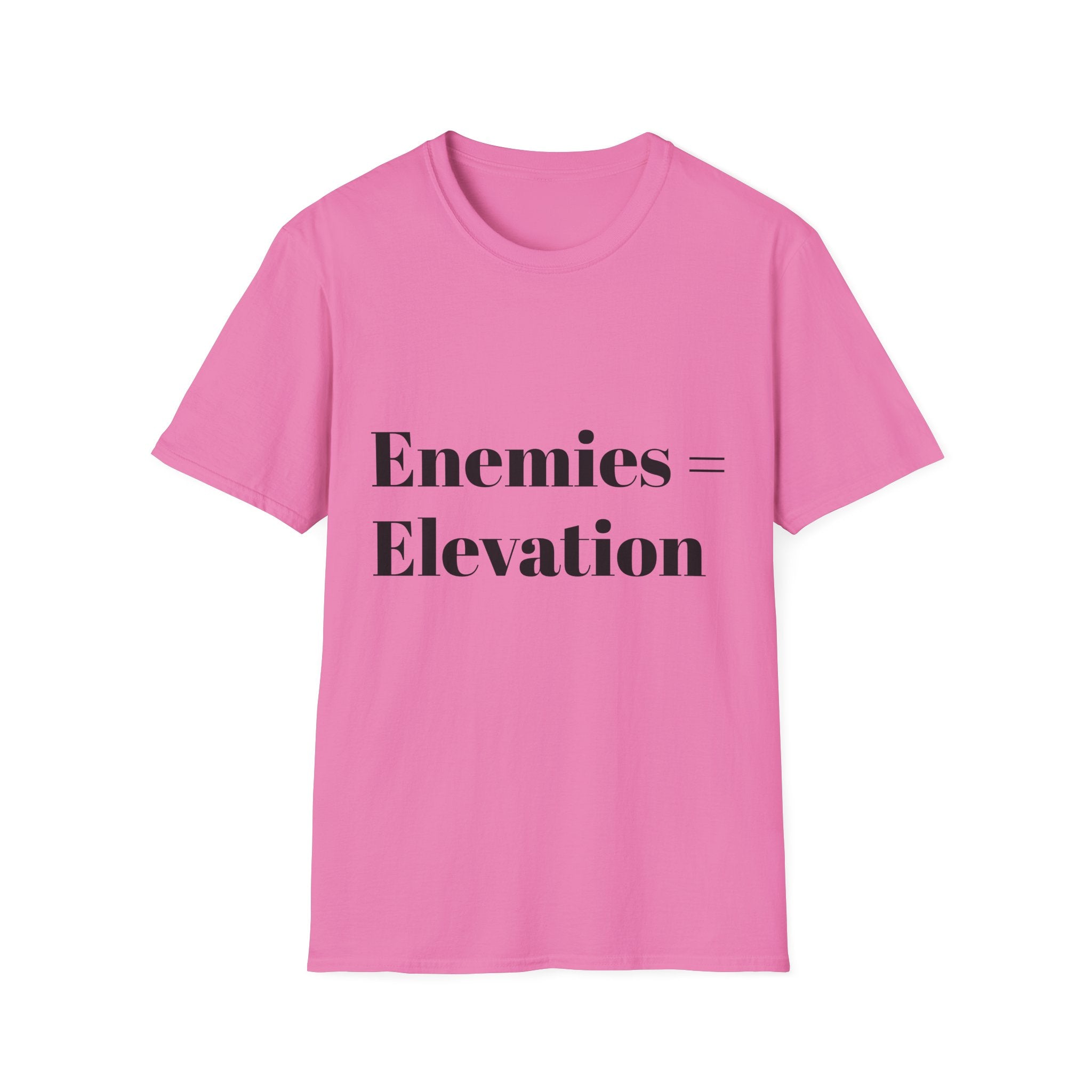 "Enemies = Elevation" Unisex Softstyle T-Shirt