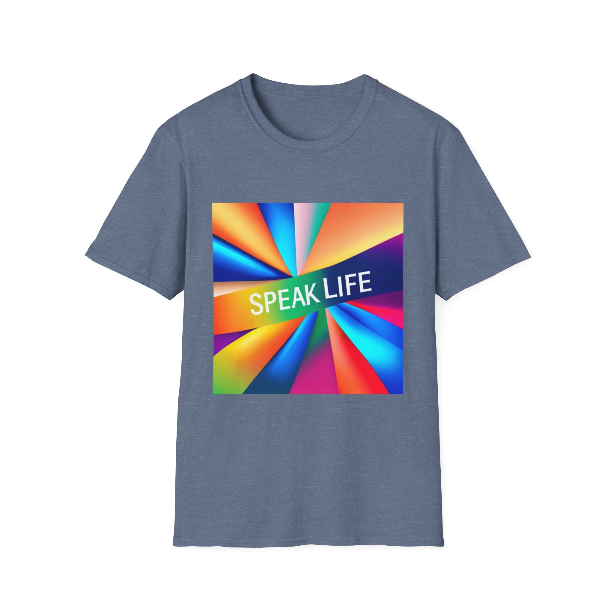 "Speak Life" Kaleidoscope Women's Softstyle T-Shirt