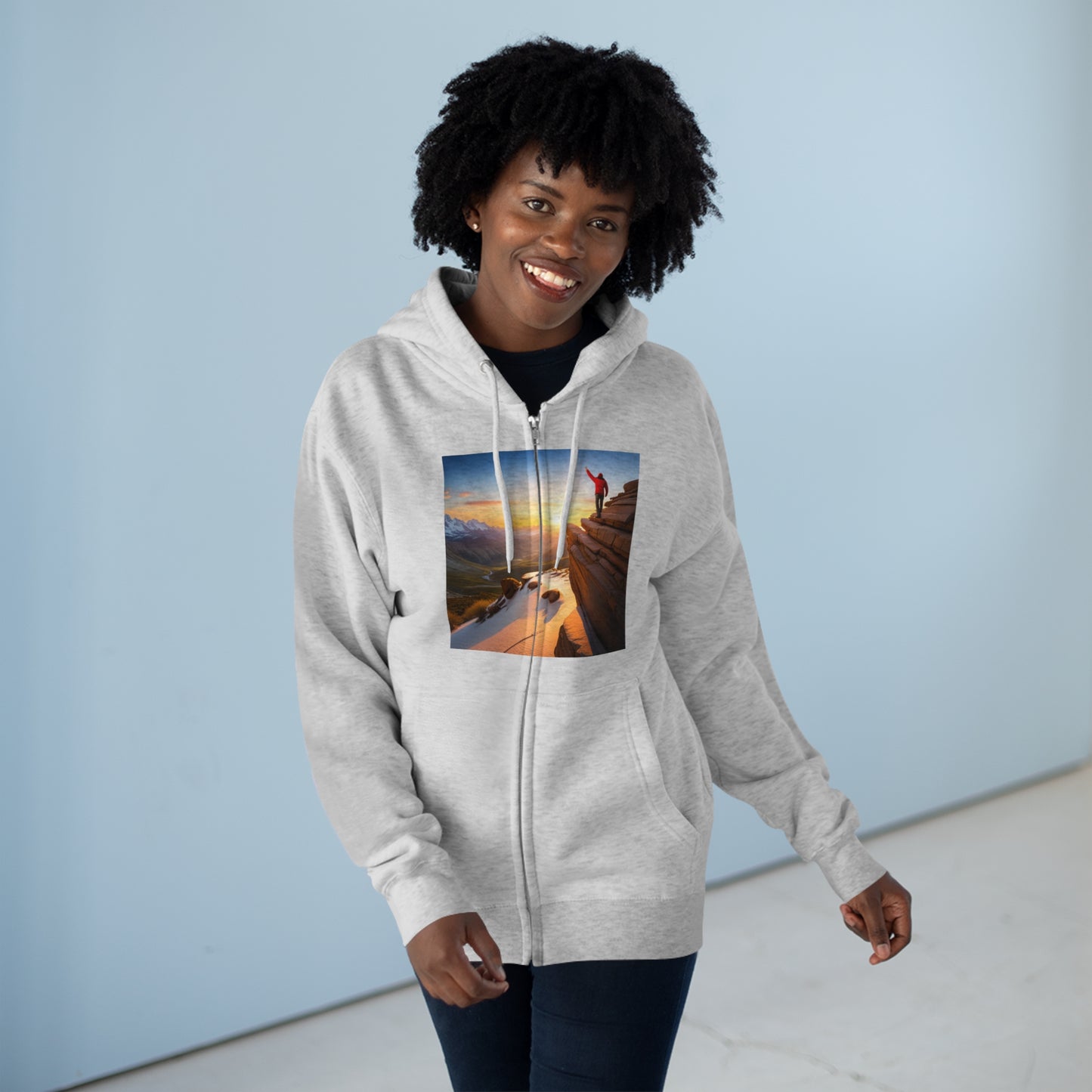 Unisex Zip Hoodie