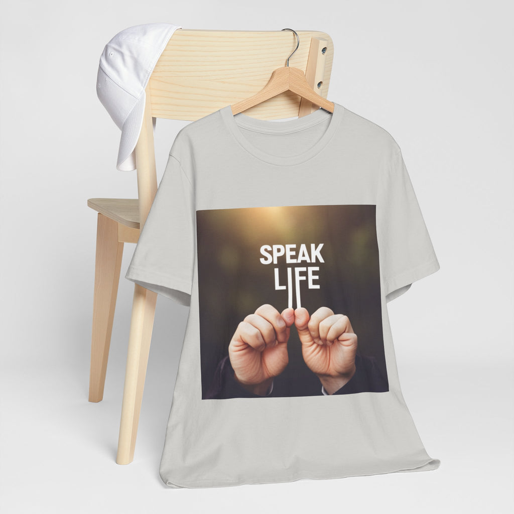 "Speak Life" Hands Unisex Jersey Short Sleeve Tee