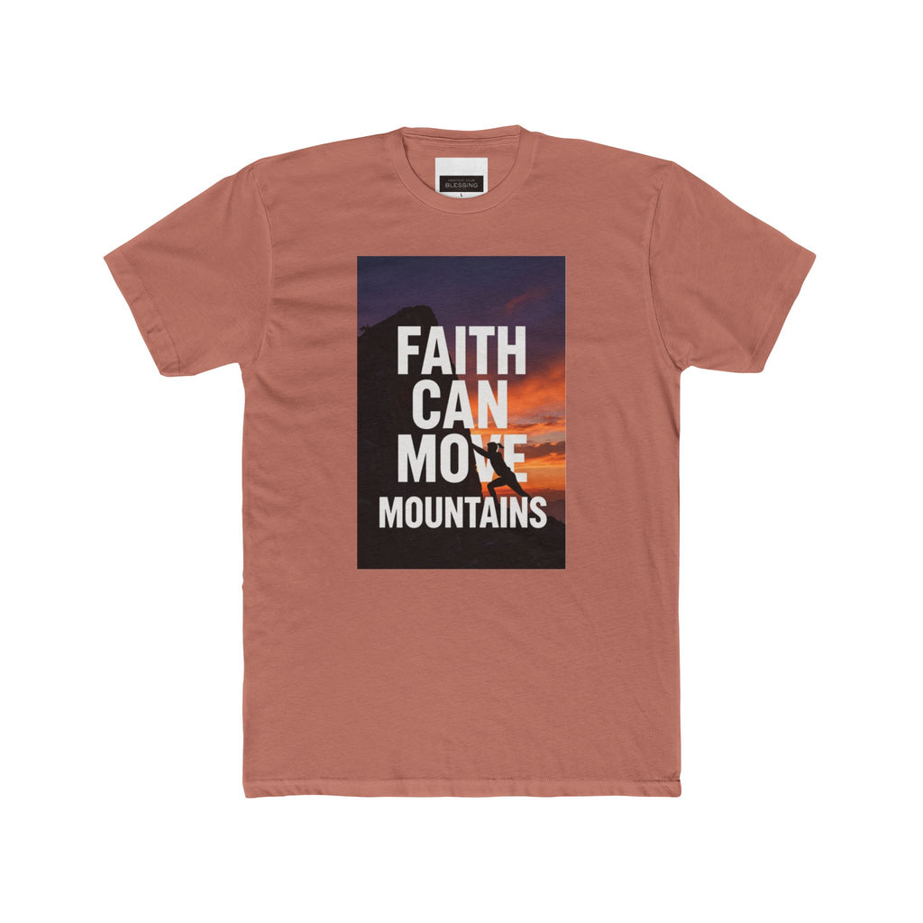 Faith Can Move Mountains T‑Shirt — Inspirational Christian Graphic Tee