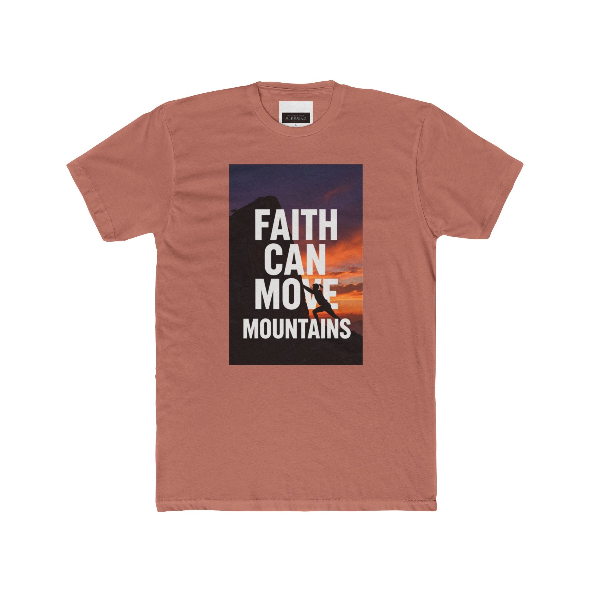 Faith Can Move Mountains T‑Shirt — Inspirational Christian Graphic Tee