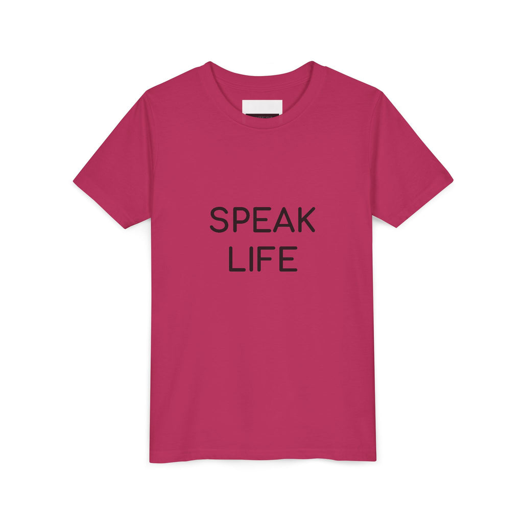 Youth Tee - "Speak Life" Inspirational Kids T‑Shirt