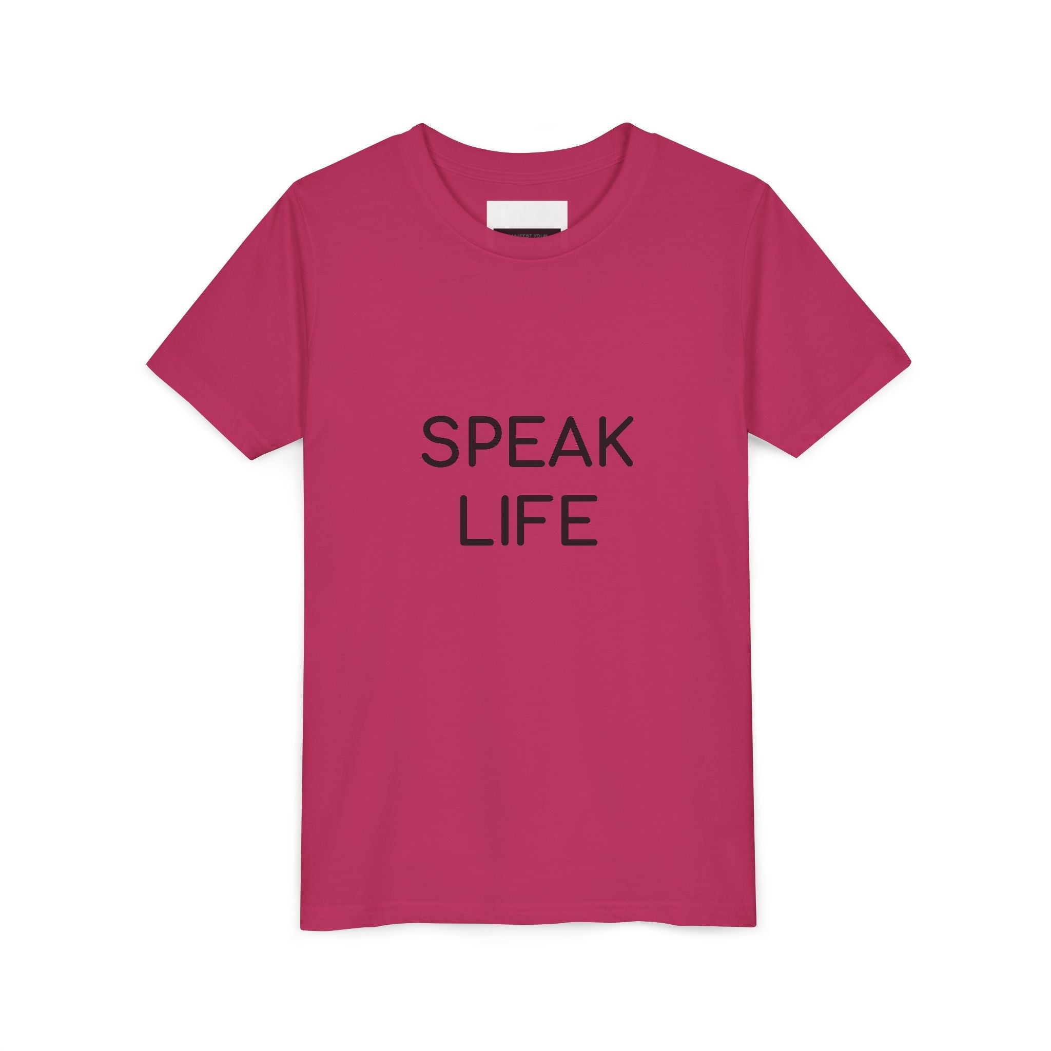 Youth Tee - "Speak Life" Inspirational Kids T‑Shirt