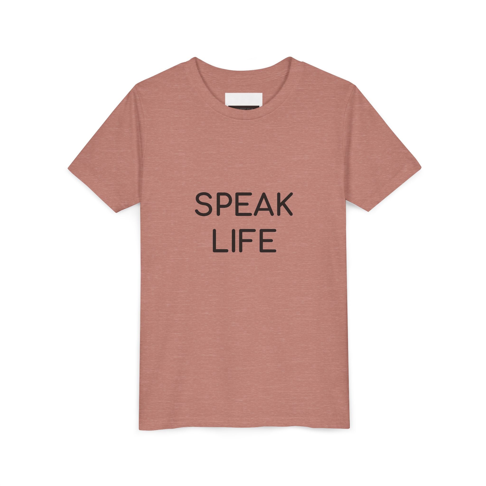 Youth Tee - "Speak Life" Inspirational Kids T‑Shirt