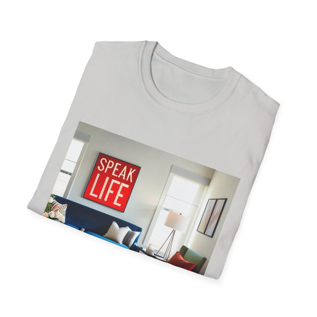 Unisex "Speak Life" Poster Style Softstyle T-Shirt