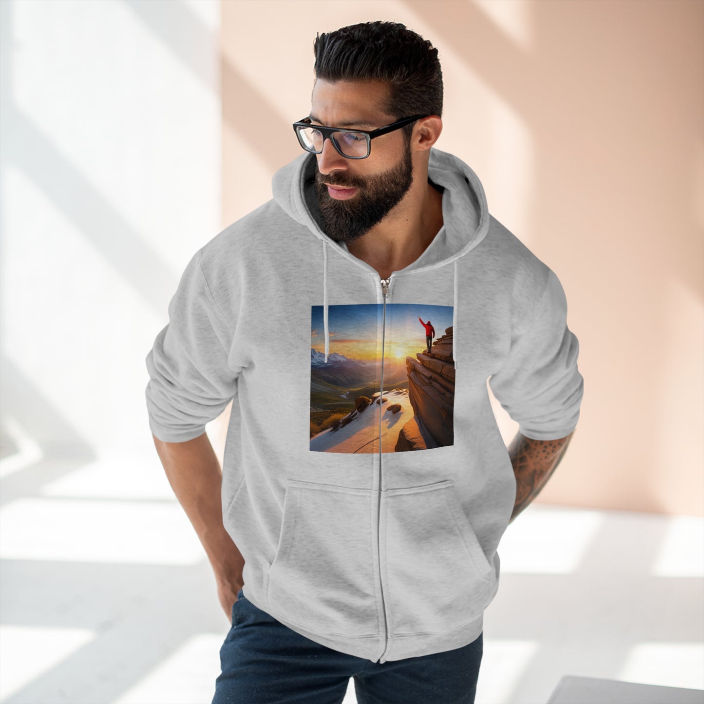 Unisex Zip Hoodie