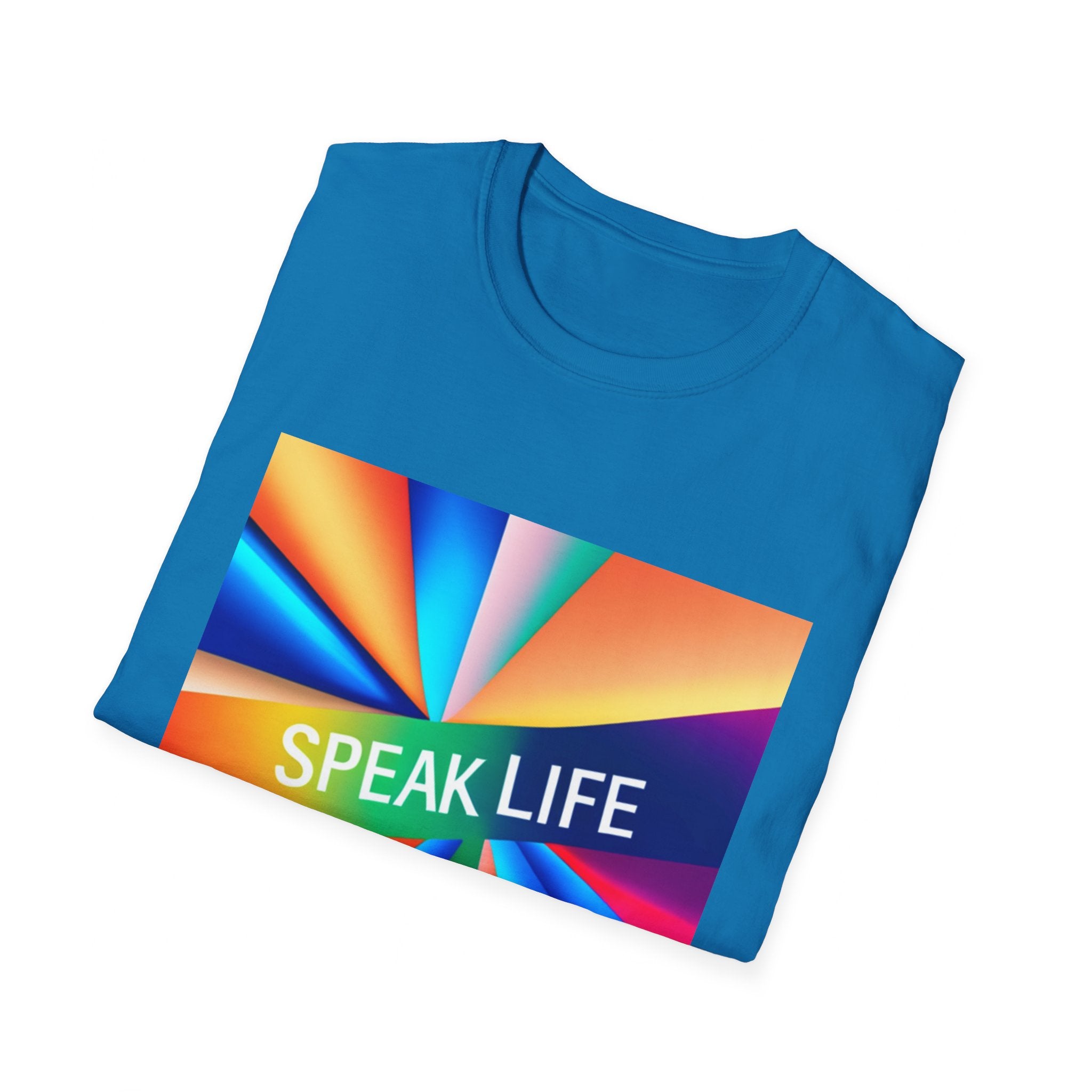 "Speak Life" Kaleidoscope Women's Softstyle T-Shirt