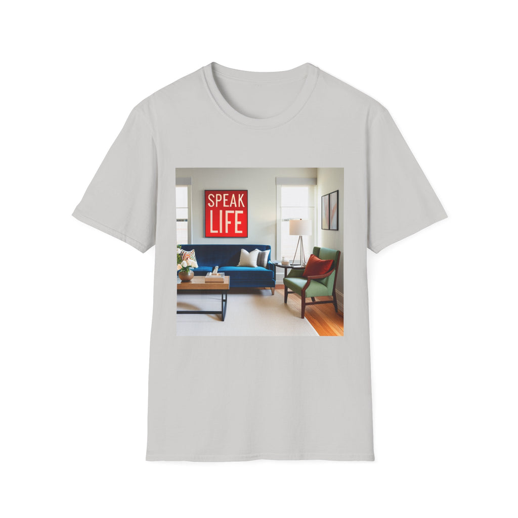 Unisex "Speak Life" Poster Style Softstyle T-Shirt