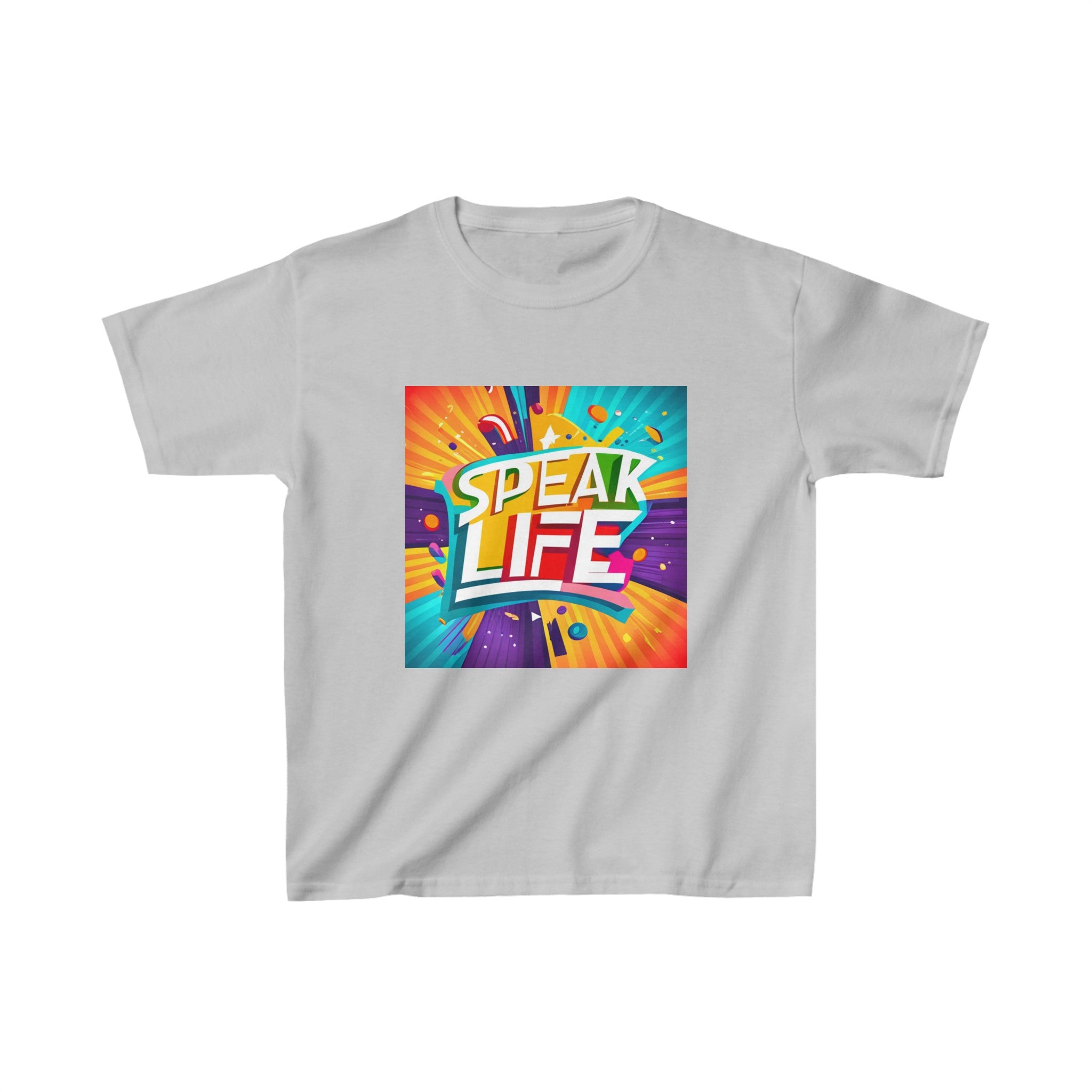 "Speak Life" Paint Splash Kids Heavy Cotton™ Tee