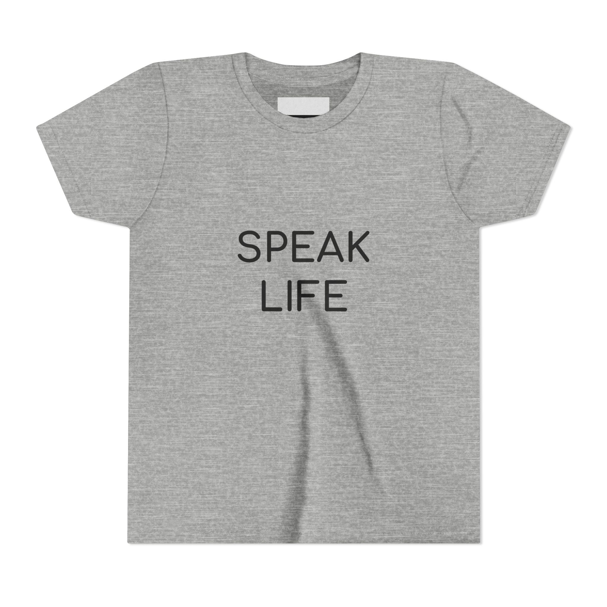 Youth Tee - "Speak Life" Inspirational Kids T‑Shirt