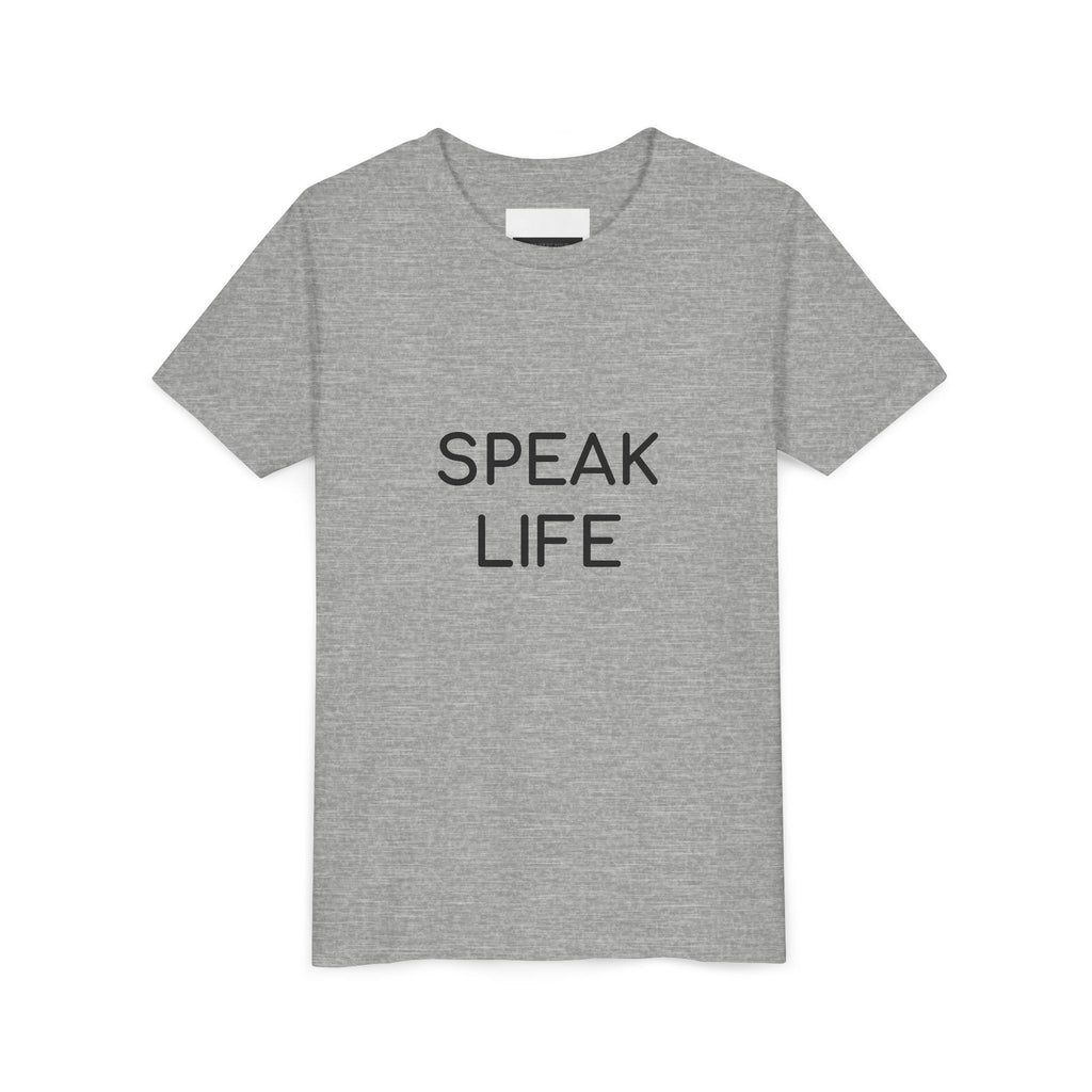 Youth Tee - "Speak Life" Inspirational Kids T‑Shirt