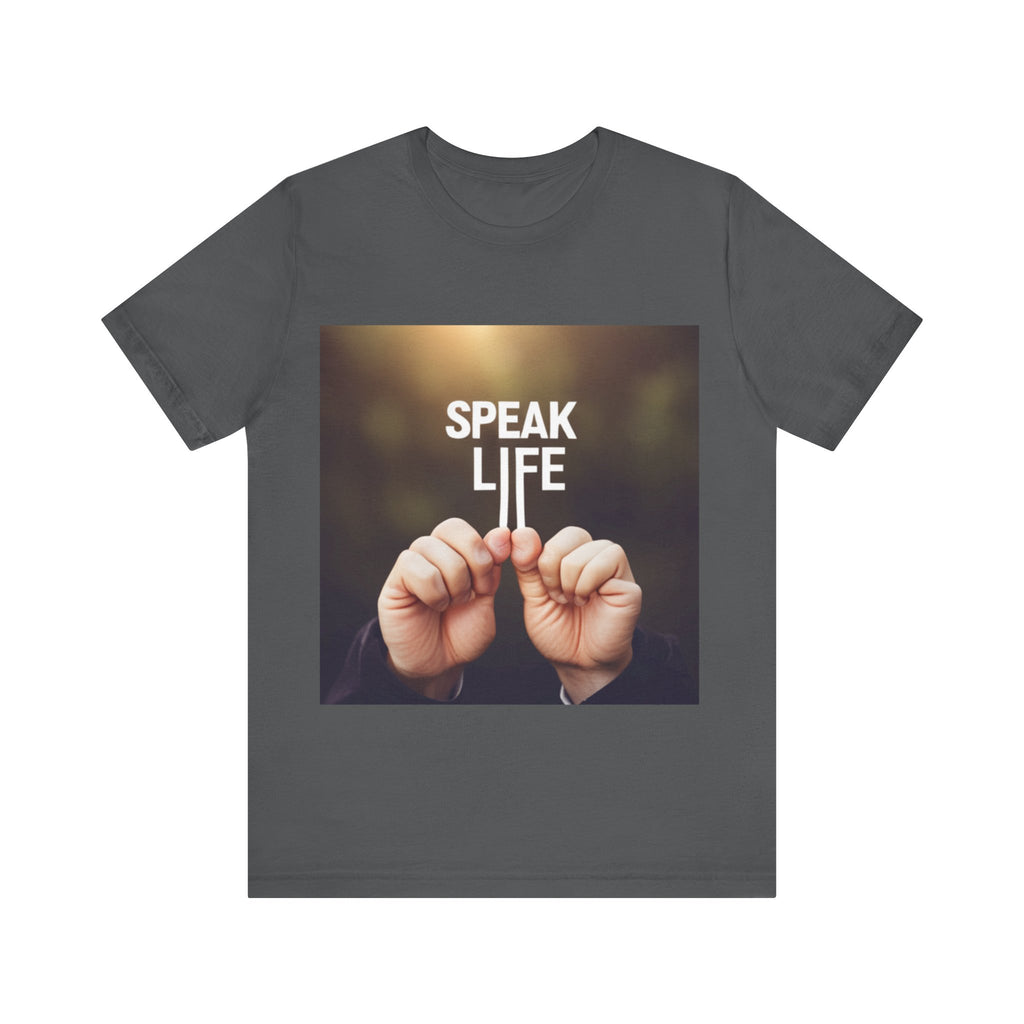 "Speak Life" Hands Unisex Jersey Short Sleeve Tee