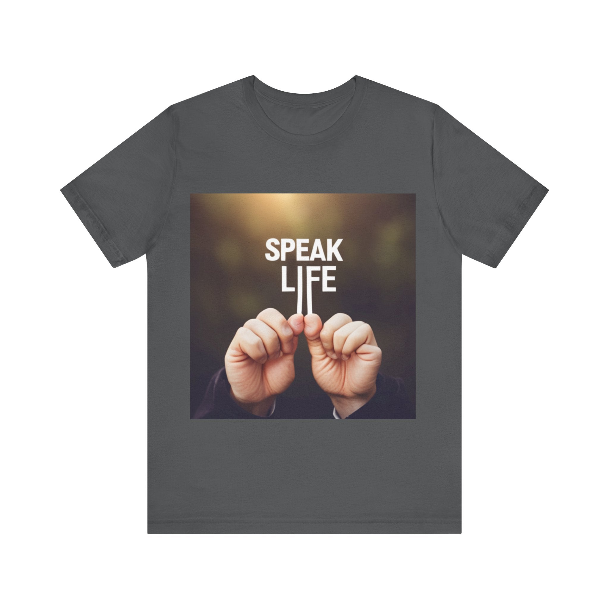 "Speak Life" Hands Unisex Jersey Short Sleeve Tee