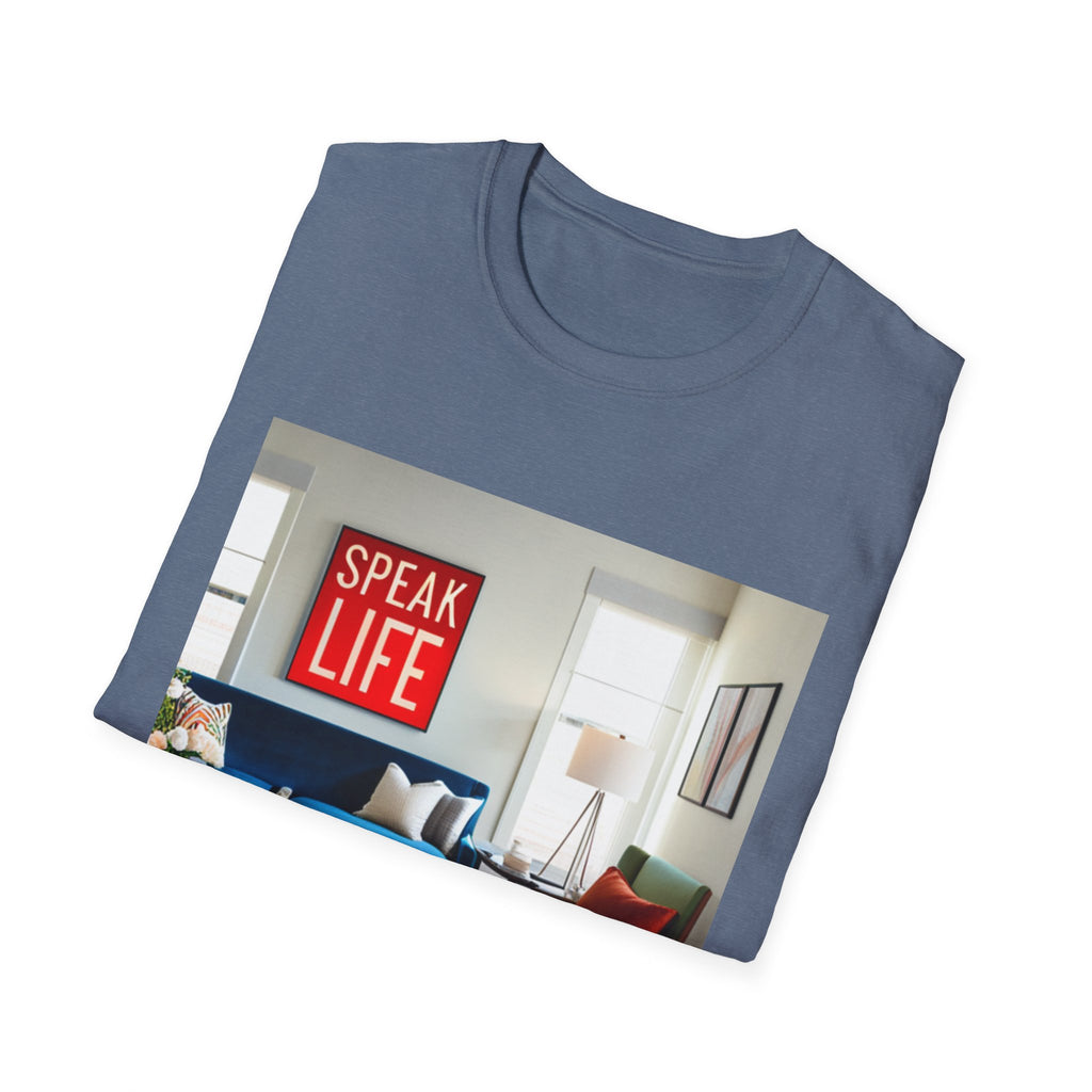 Unisex "Speak Life" Poster Style Softstyle T-Shirt