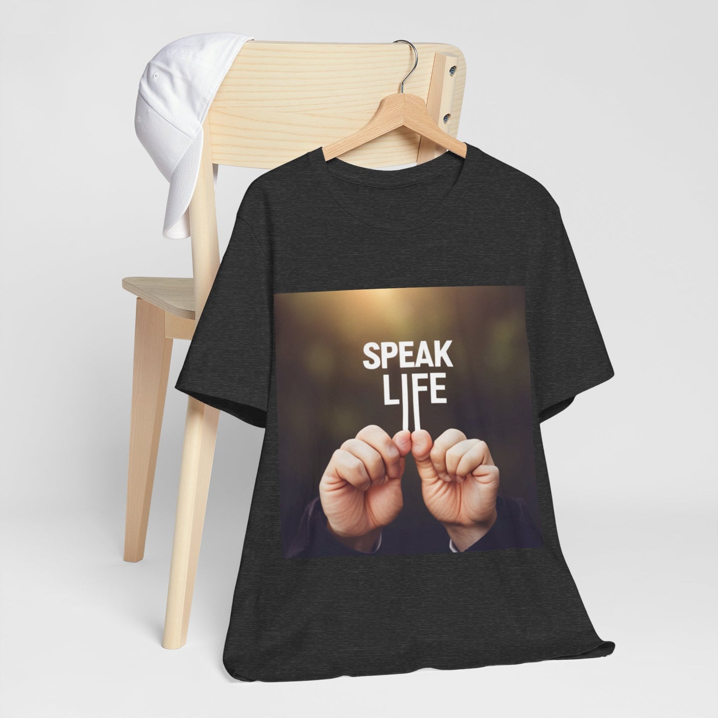 "Speak Life" Hands Unisex Jersey Short Sleeve Tee