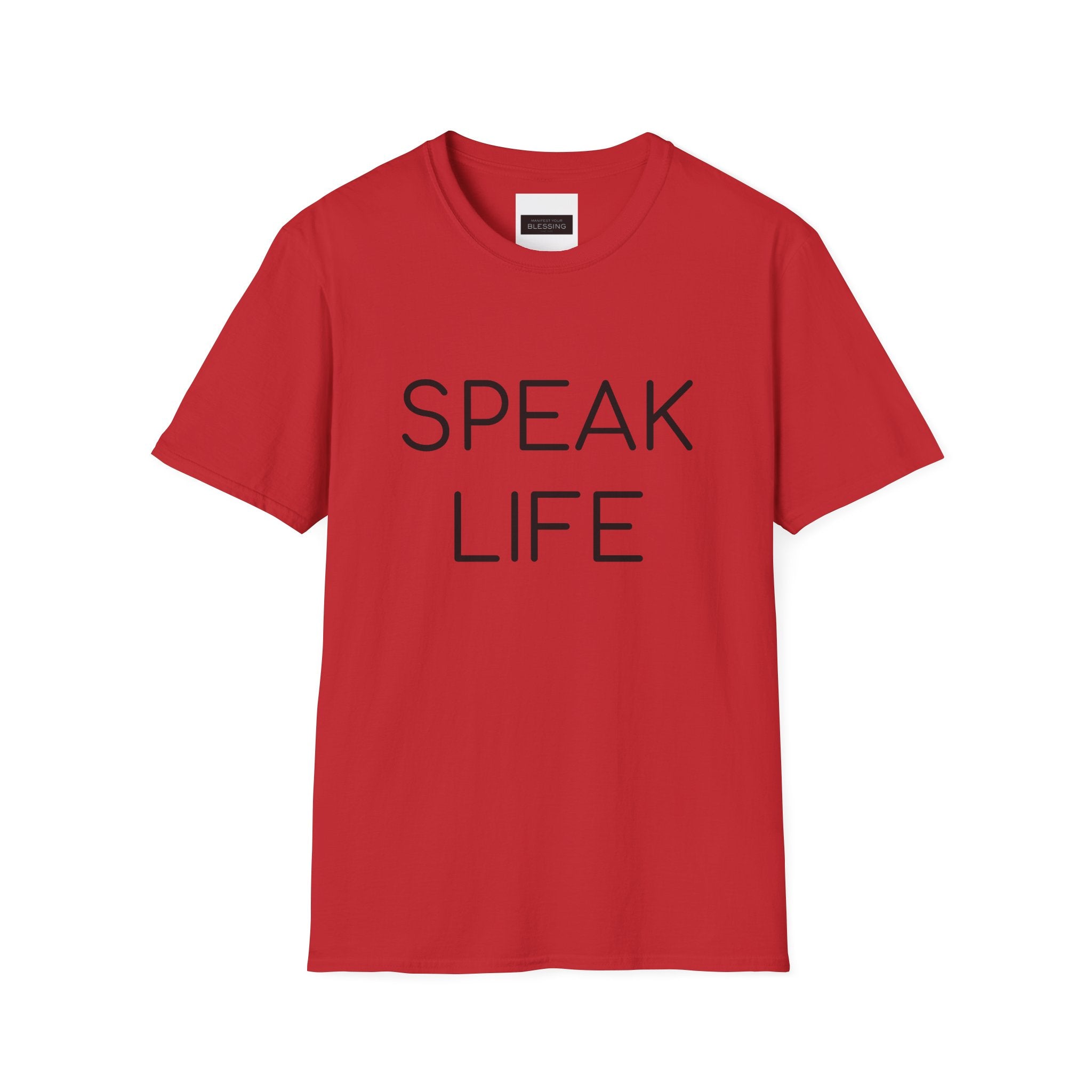 Speak Life T-Shirt — Positive Message Inspirational Tee