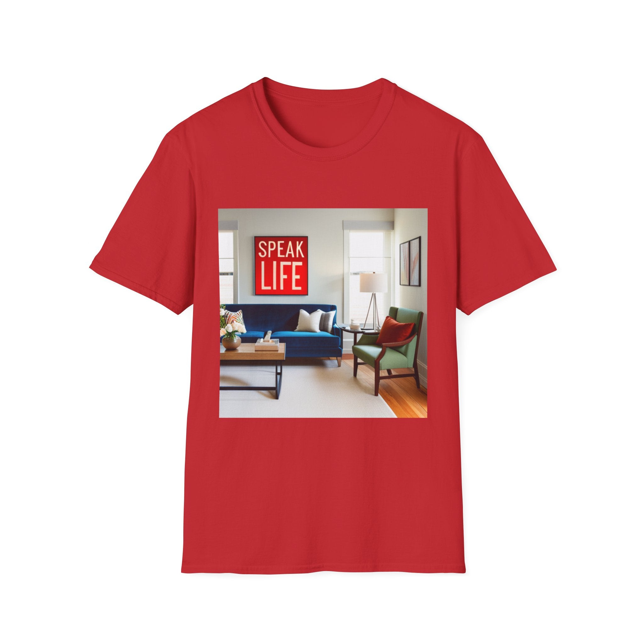 Unisex "Speak Life" Poster Style Softstyle T-Shirt