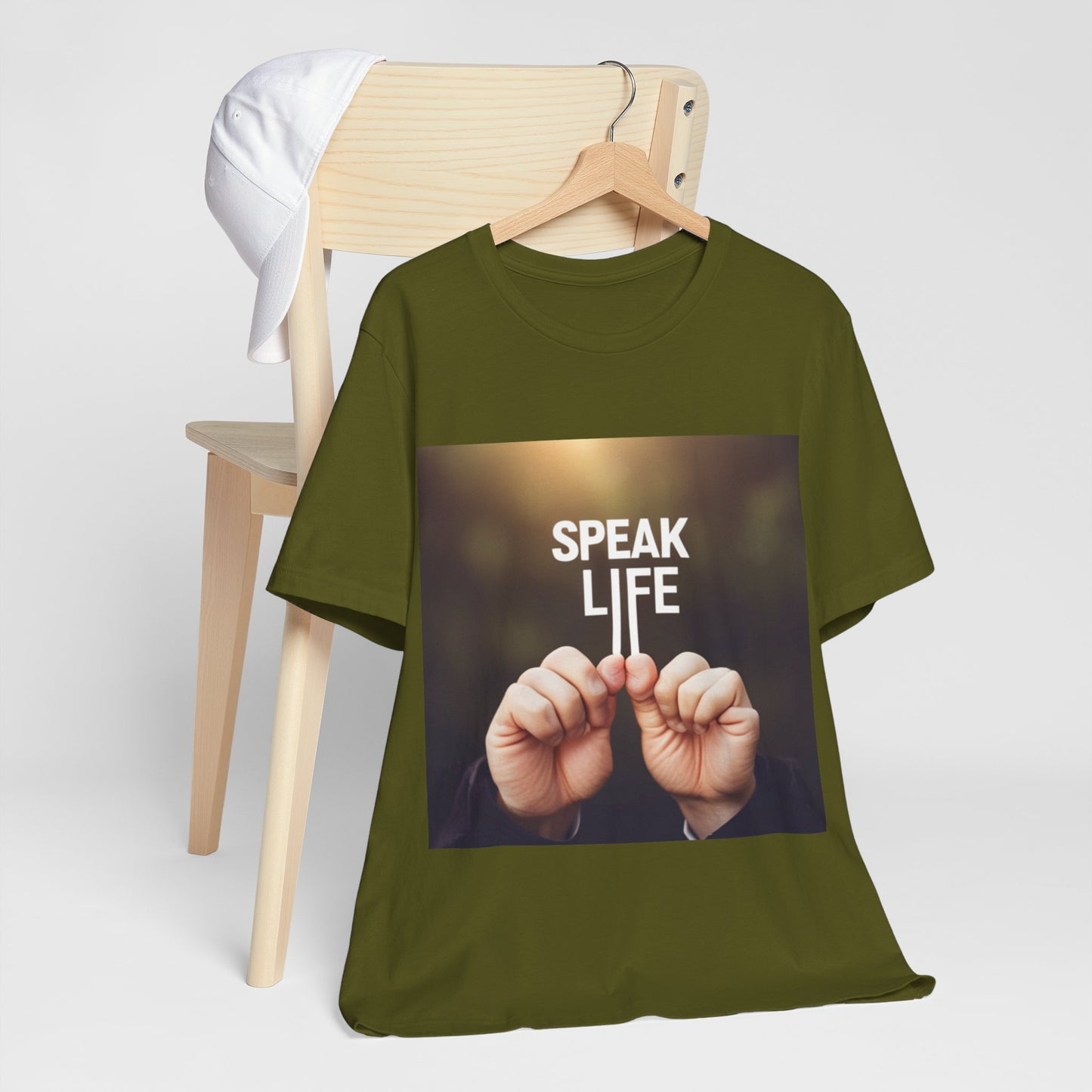 "Speak Life" Hands Unisex Jersey Short Sleeve Tee