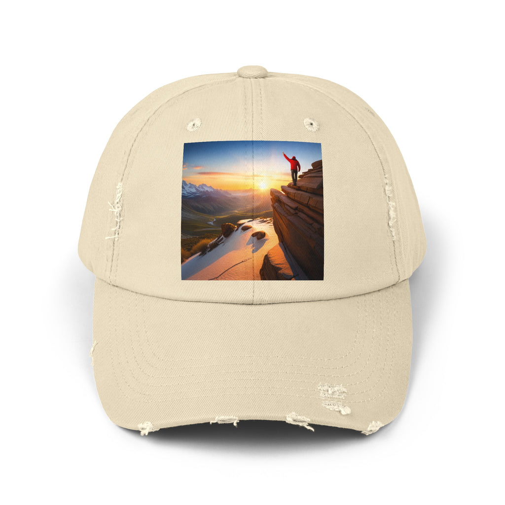 "Manifest Your Destiny" Unisex Distressed Cap