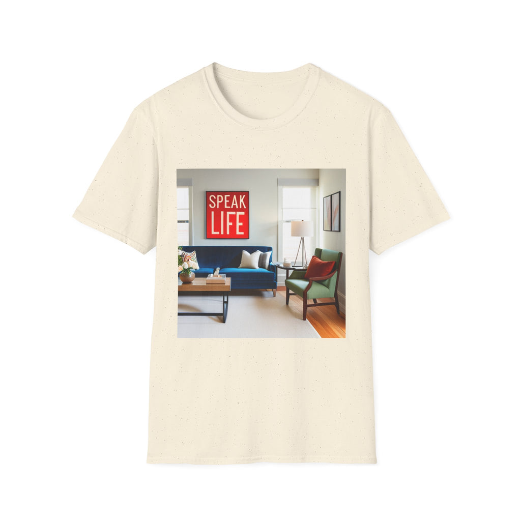 Unisex "Speak Life" Poster Style Softstyle T-Shirt