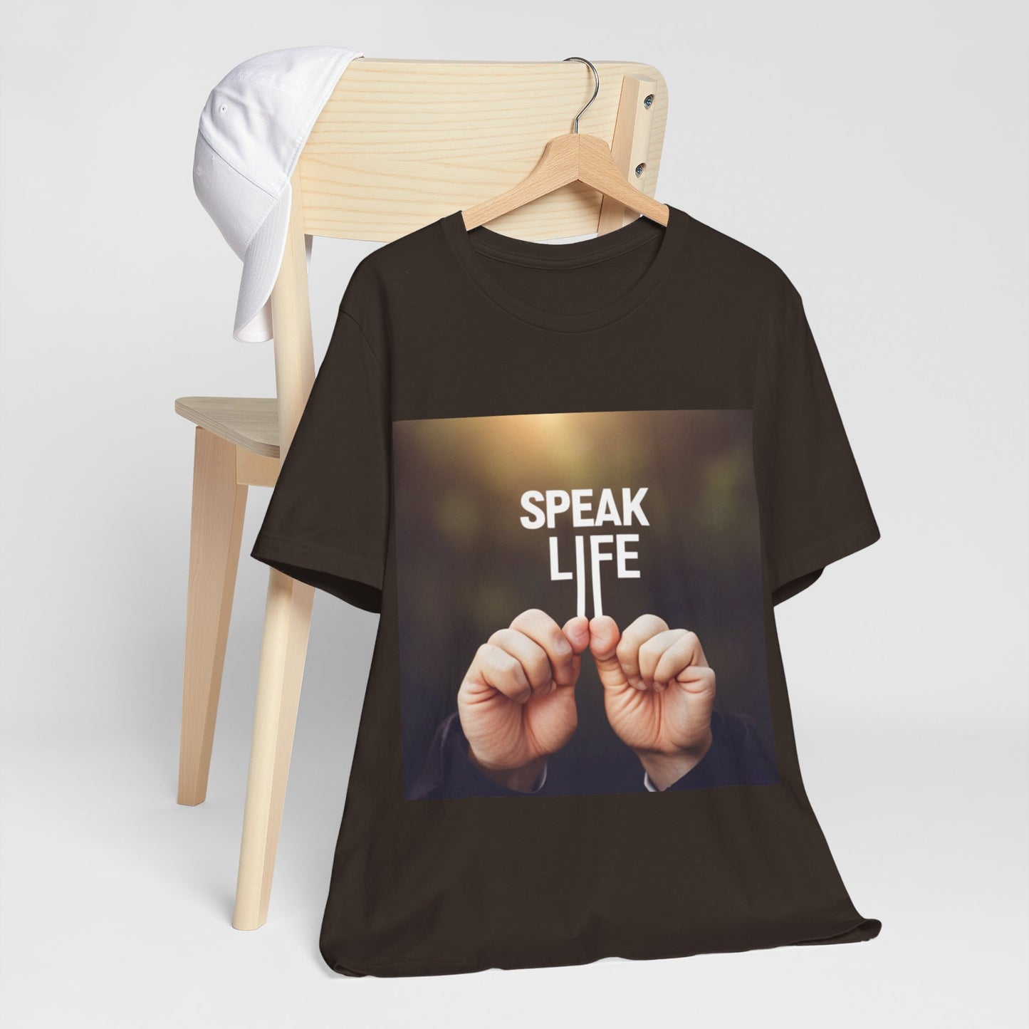 "Speak Life" Hands Unisex Jersey Short Sleeve Tee