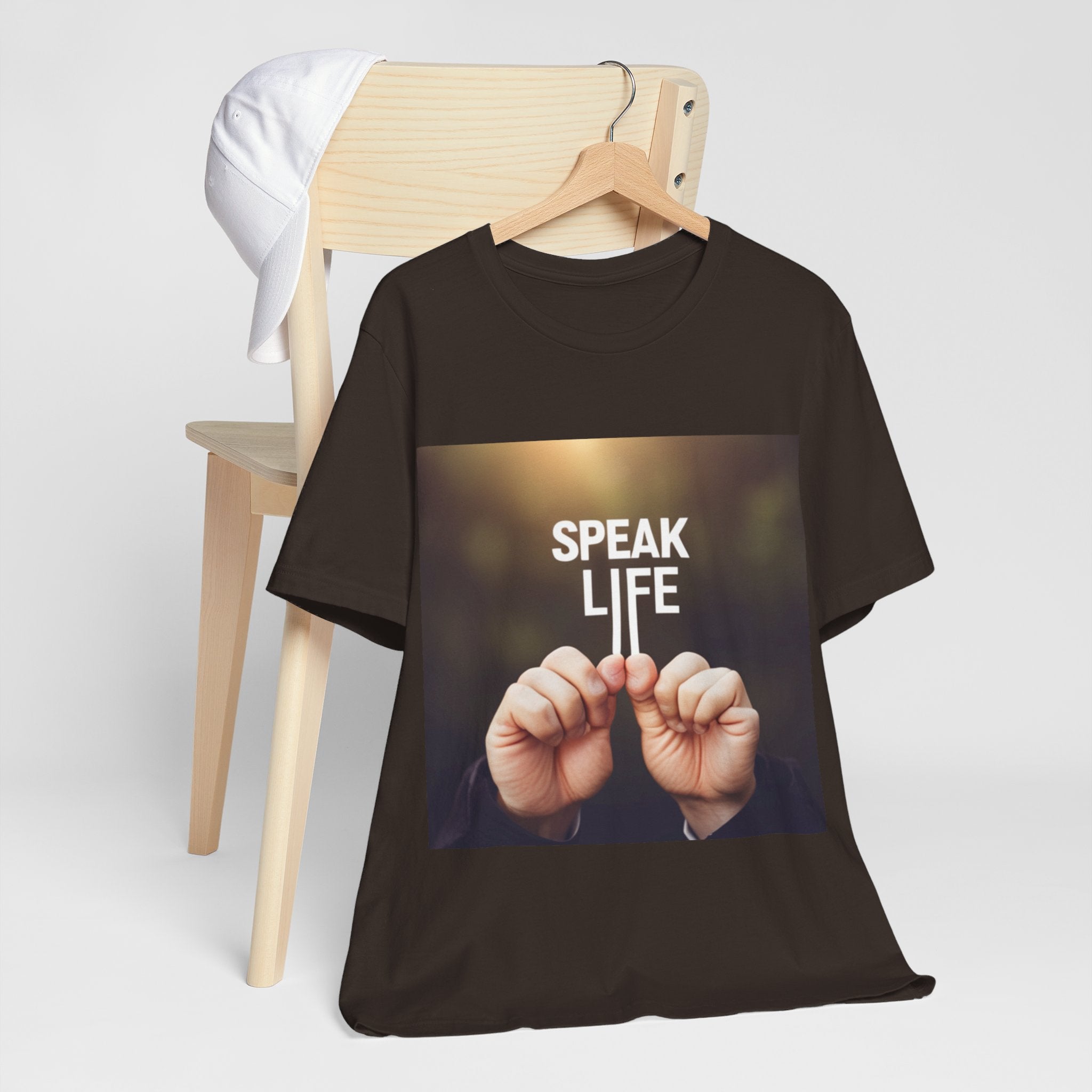 "Speak Life" Hands Unisex Jersey Short Sleeve Tee