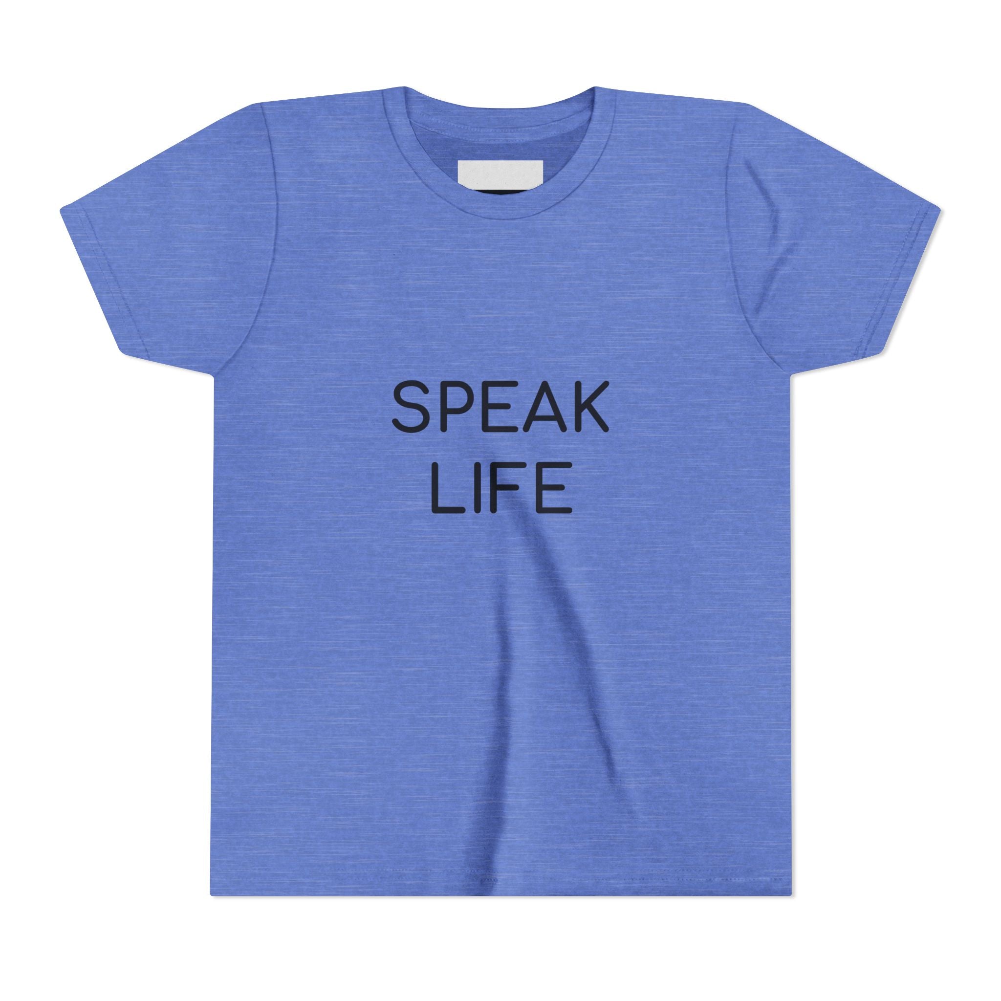 Youth Tee - "Speak Life" Inspirational Kids T‑Shirt