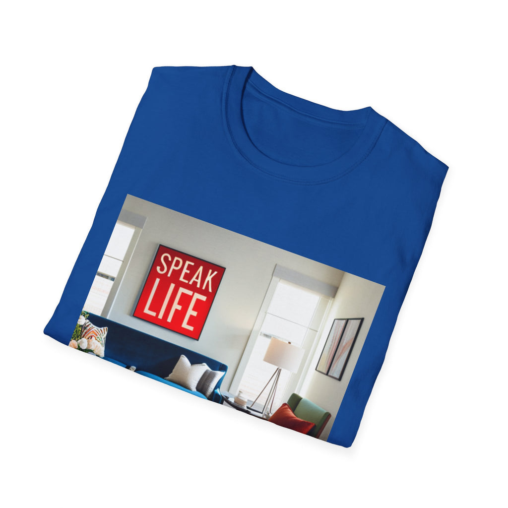 Unisex "Speak Life" Poster Style Softstyle T-Shirt