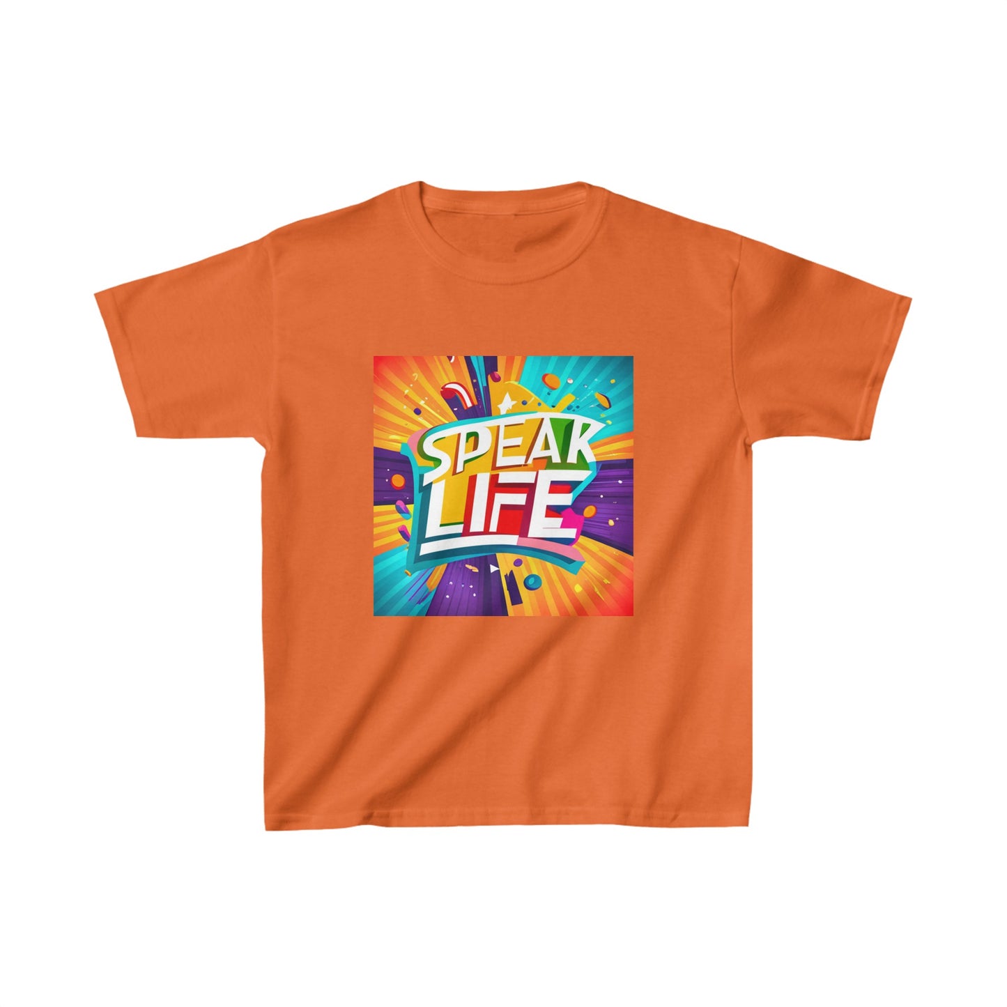 "Speak Life" Paint Splash Kids Heavy Cotton™ Tee