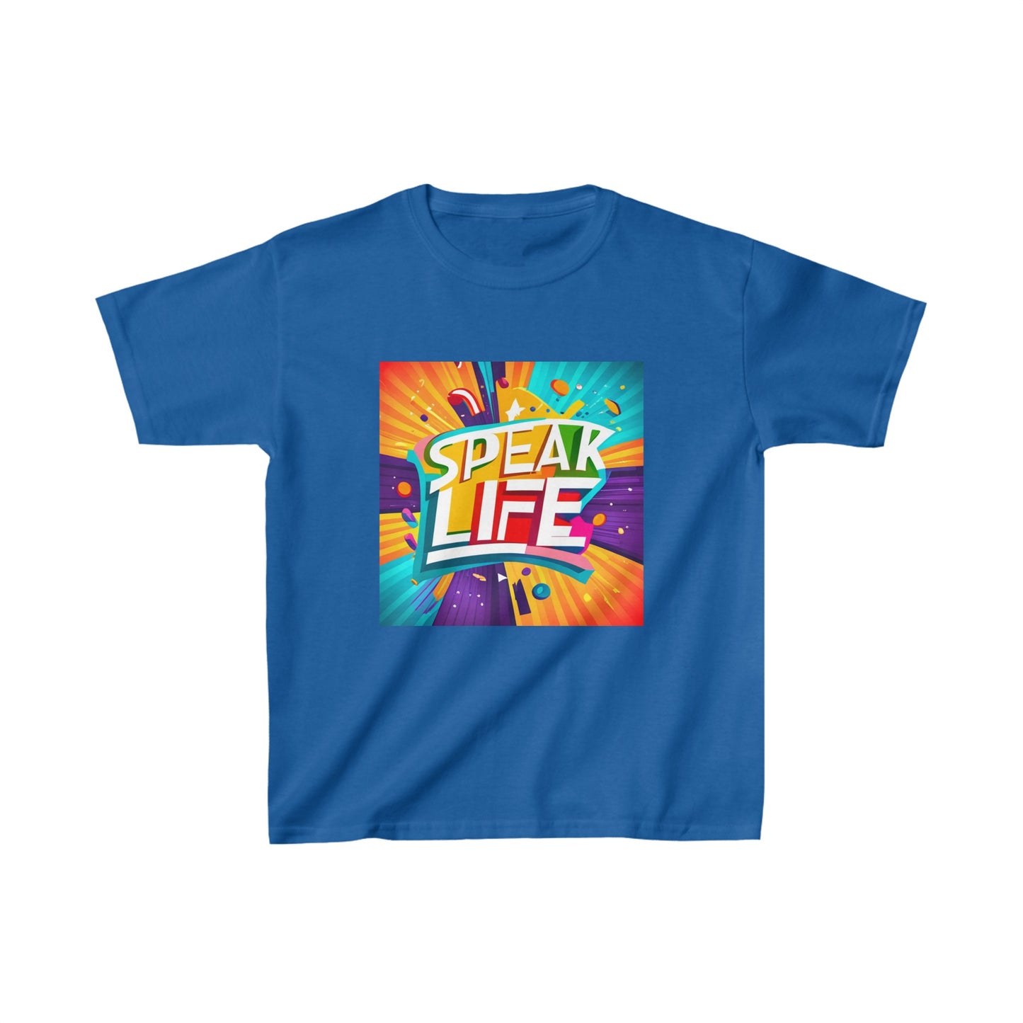 "Speak Life" Paint Splash Kids Heavy Cotton™ Tee
