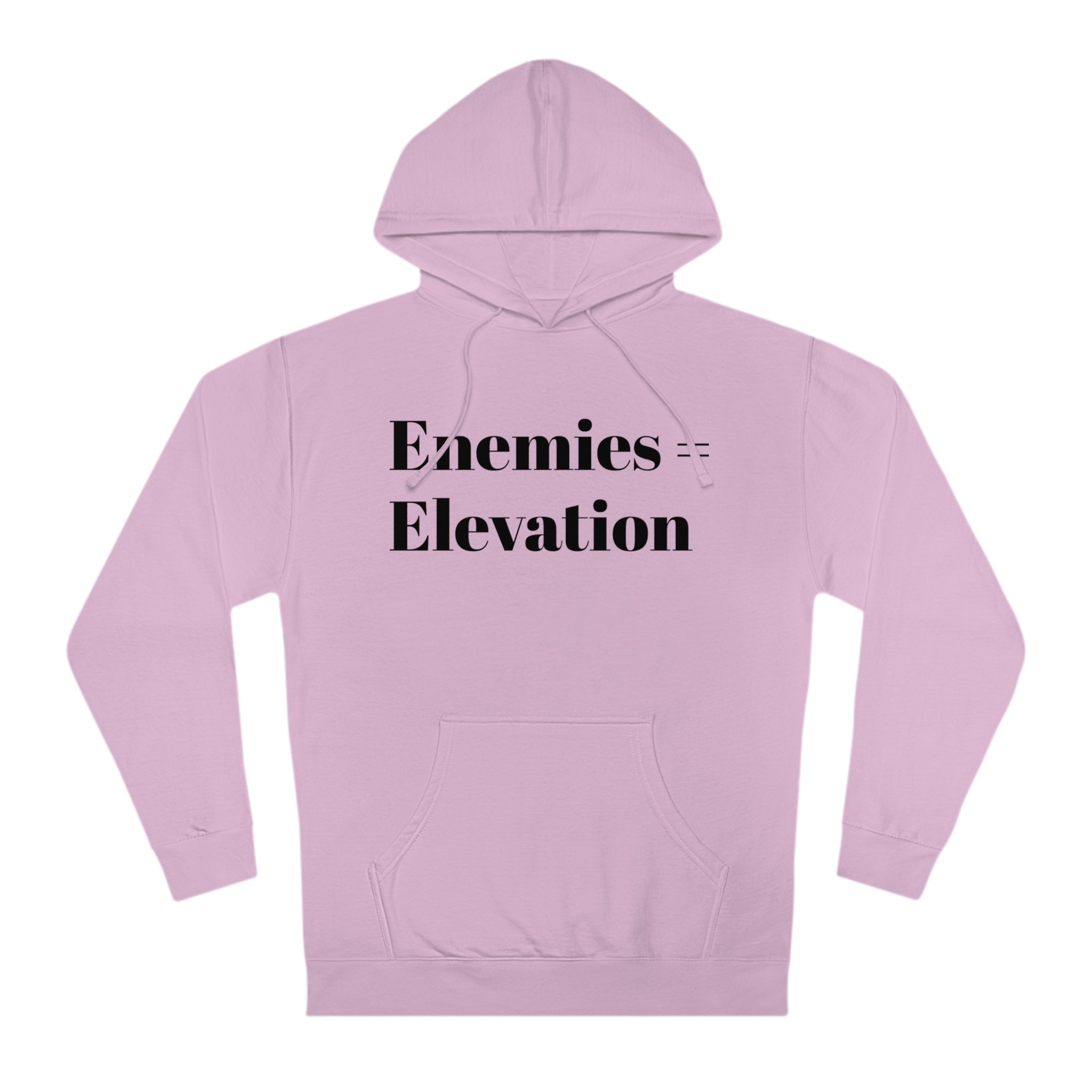"Enemies = Elevation" Unisex Hooded Sweatshirt