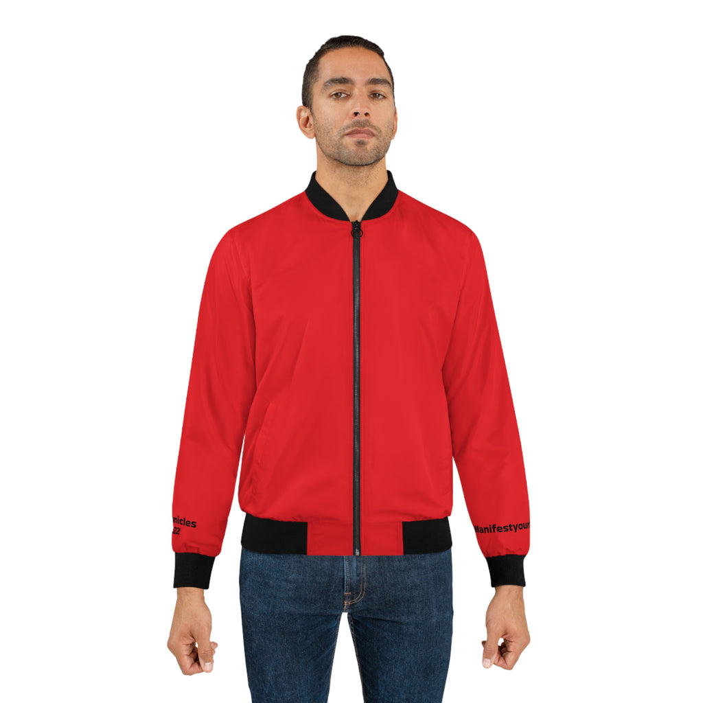 "Touch Not My Anointed" Men's Inspirational Bomber Jacket
