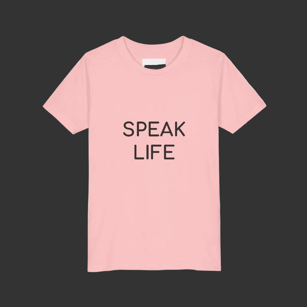 Youth Tee - "Speak Life" Inspirational Kids T‑Shirt
