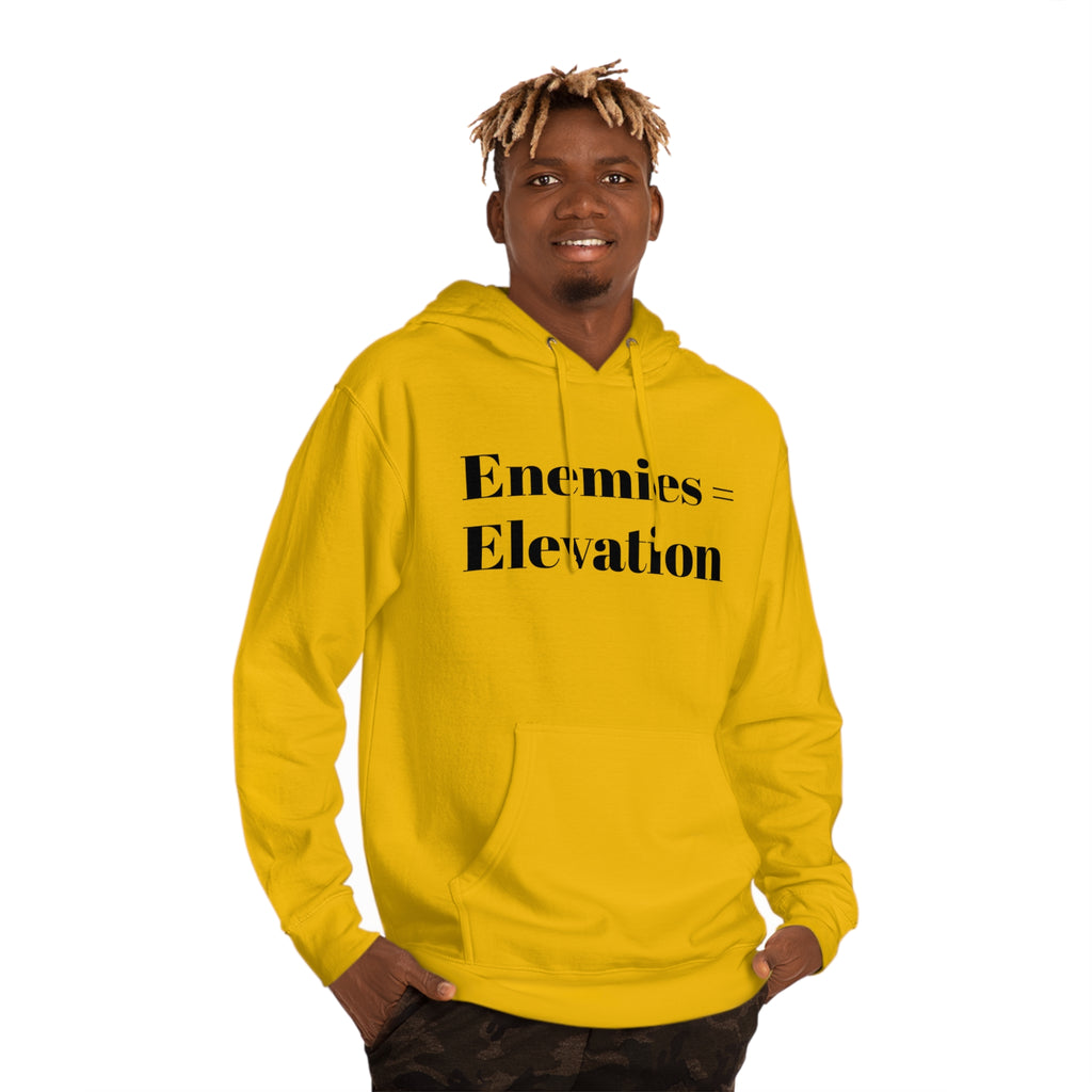 "Enemies = Elevation" Unisex Hooded Sweatshirt
