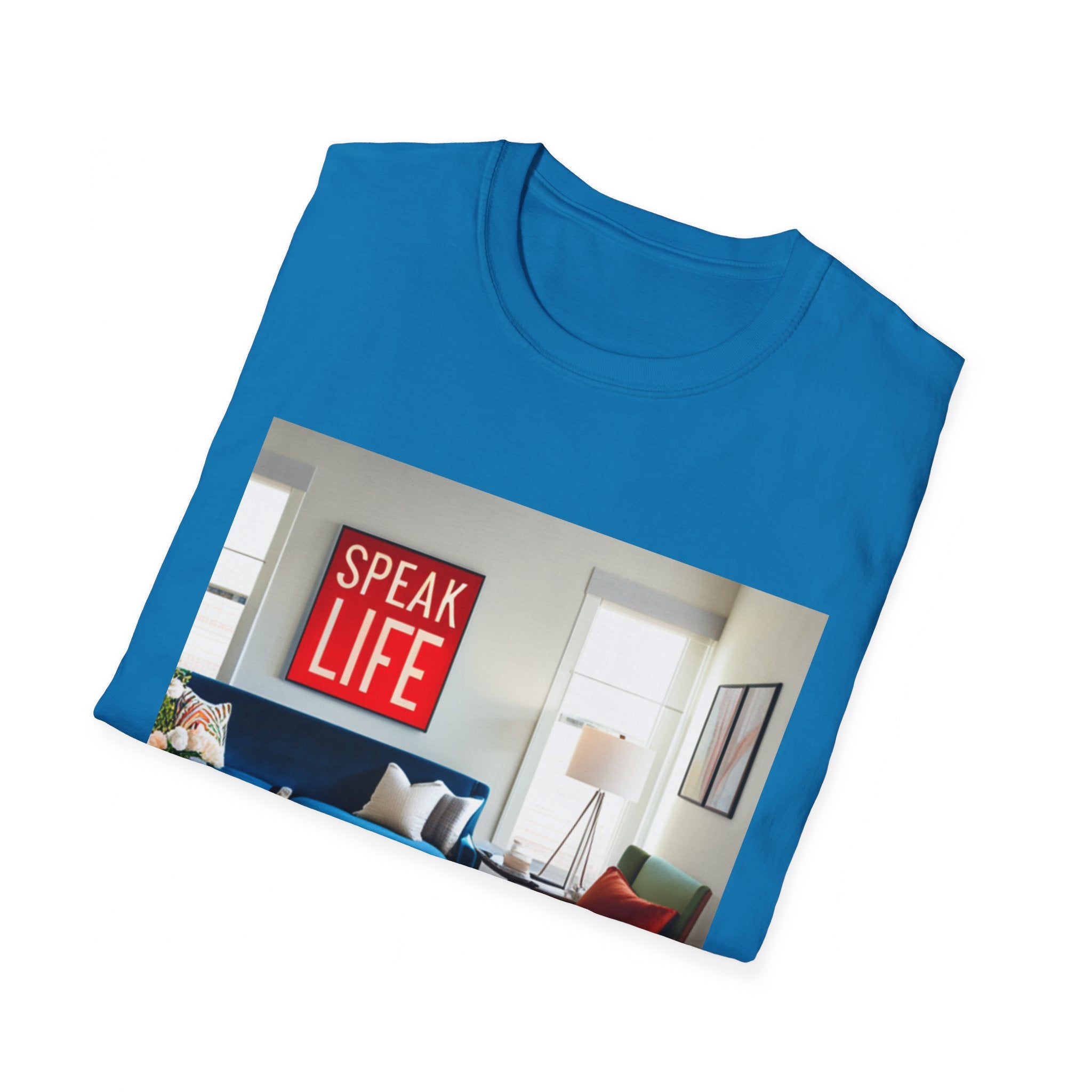 Unisex "Speak Life" Poster Style Softstyle T-Shirt