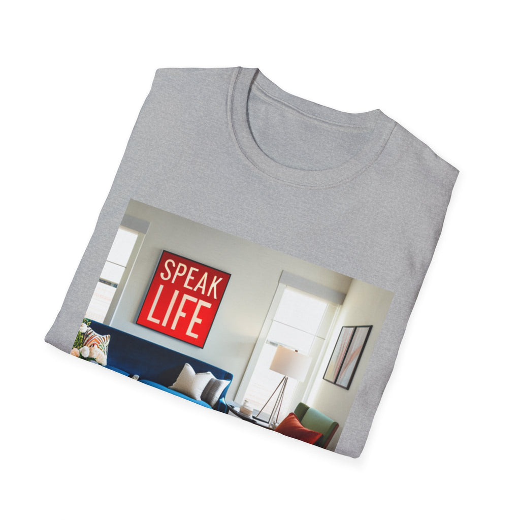 Unisex "Speak Life" Poster Style Softstyle T-Shirt
