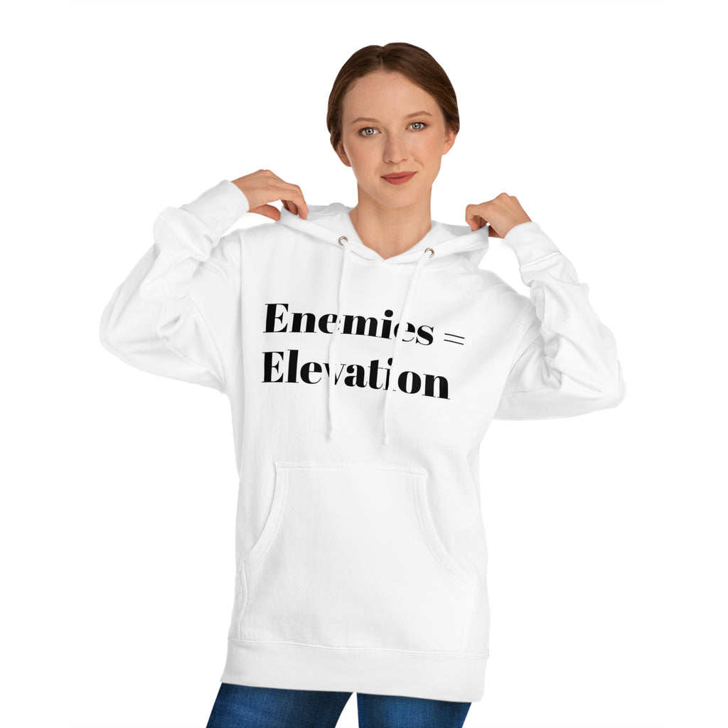 "Enemies = Elevation" Unisex Hooded Sweatshirt