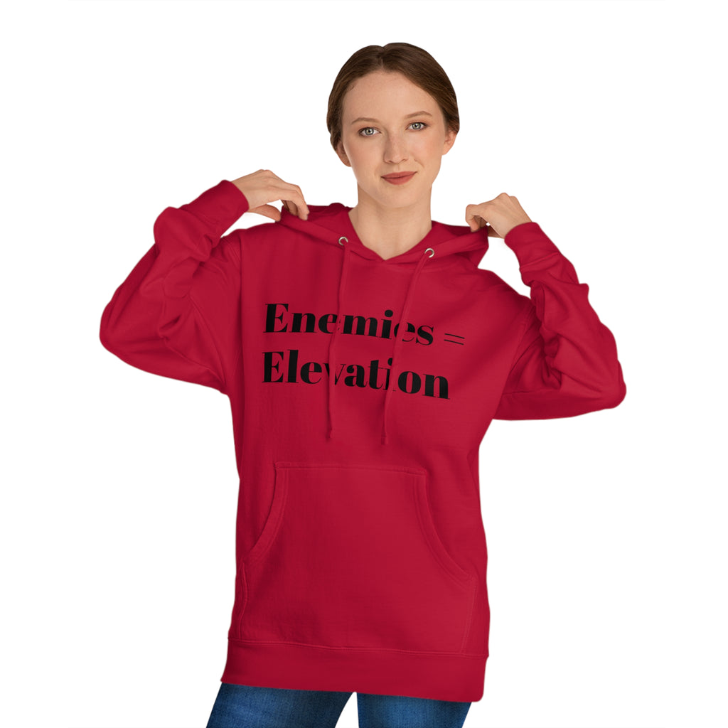 "Enemies = Elevation" Unisex Hooded Sweatshirt