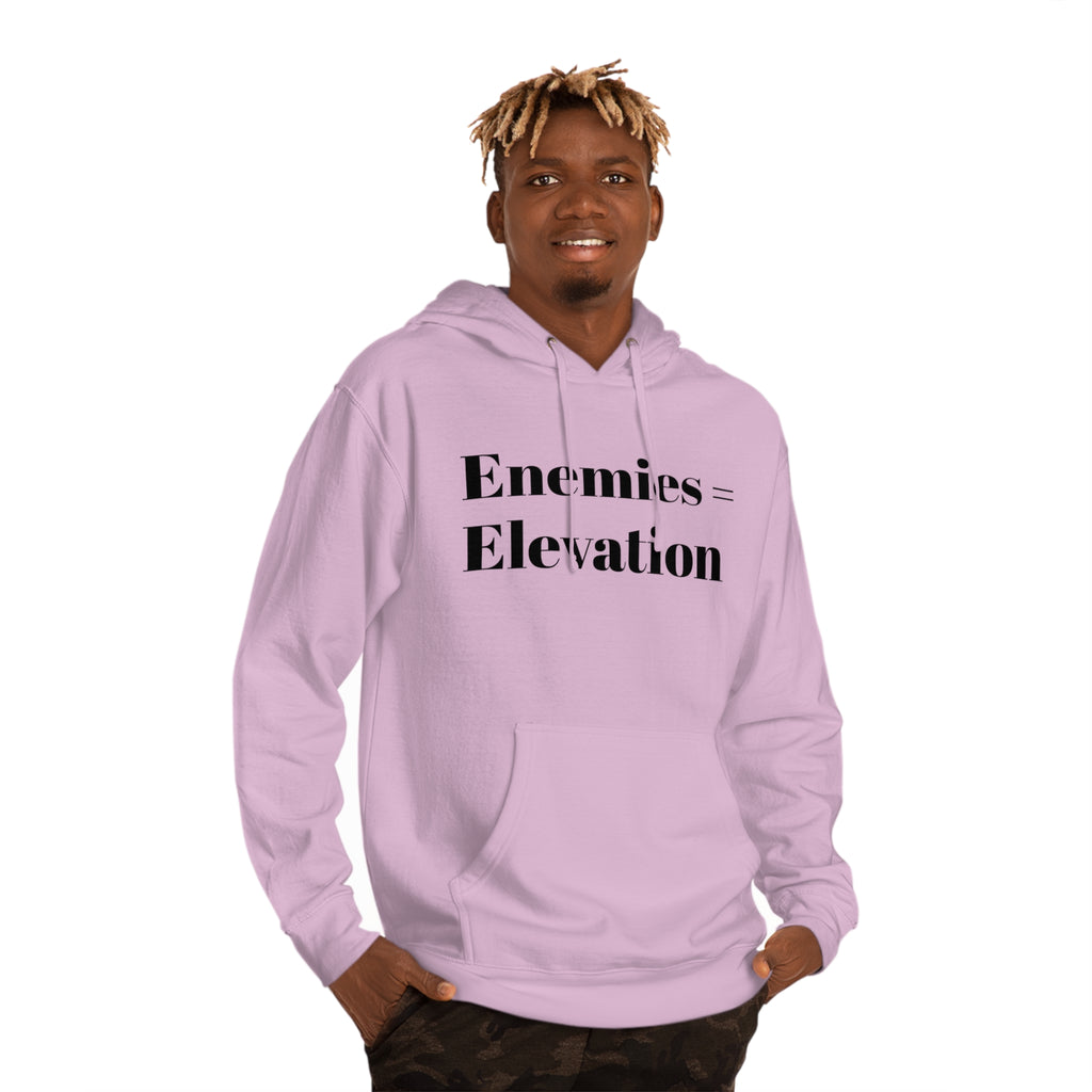 "Enemies = Elevation" Unisex Hooded Sweatshirt
