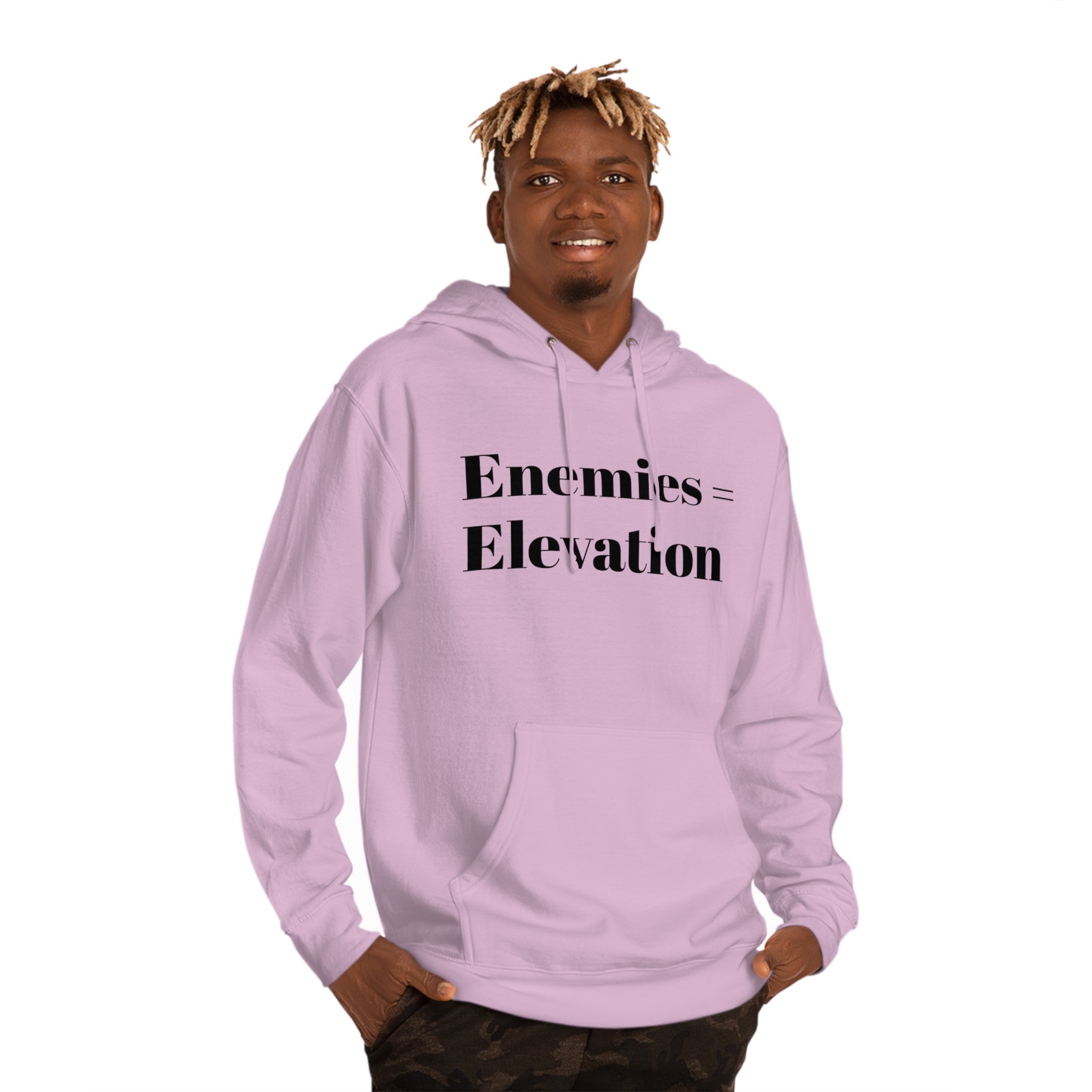 "Enemies = Elevation" Unisex Hooded Sweatshirt