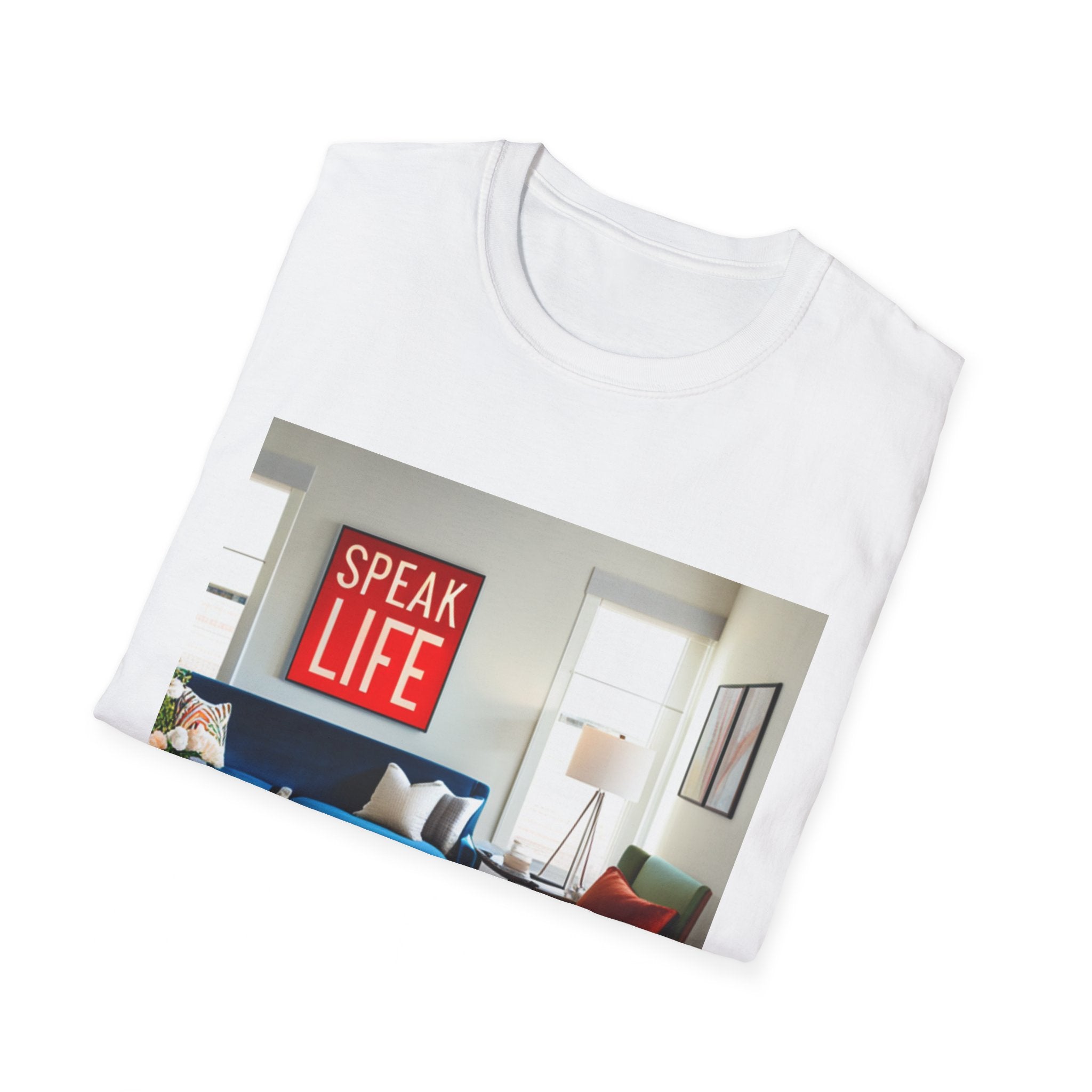 Unisex "Speak Life" Poster Style Softstyle T-Shirt