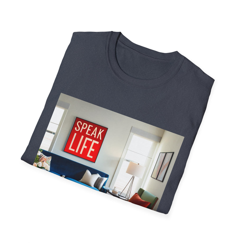 Unisex "Speak Life" Poster Style Softstyle T-Shirt
