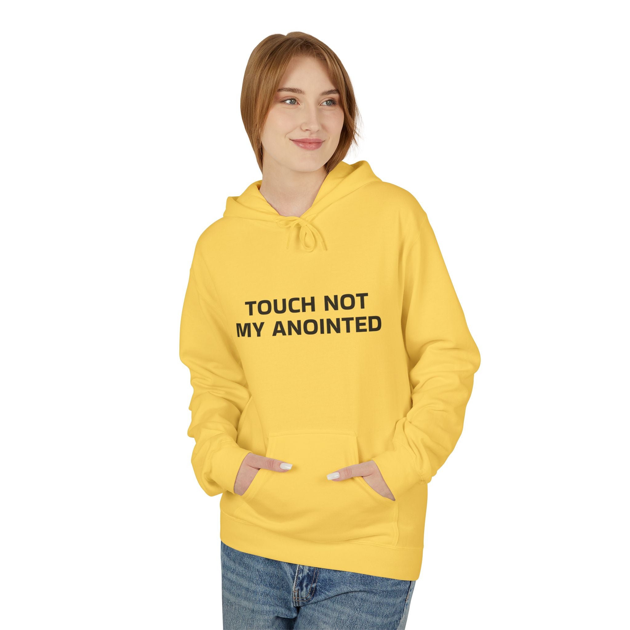 "Touch Not My Anointed" Unisex Fleece Hoodie