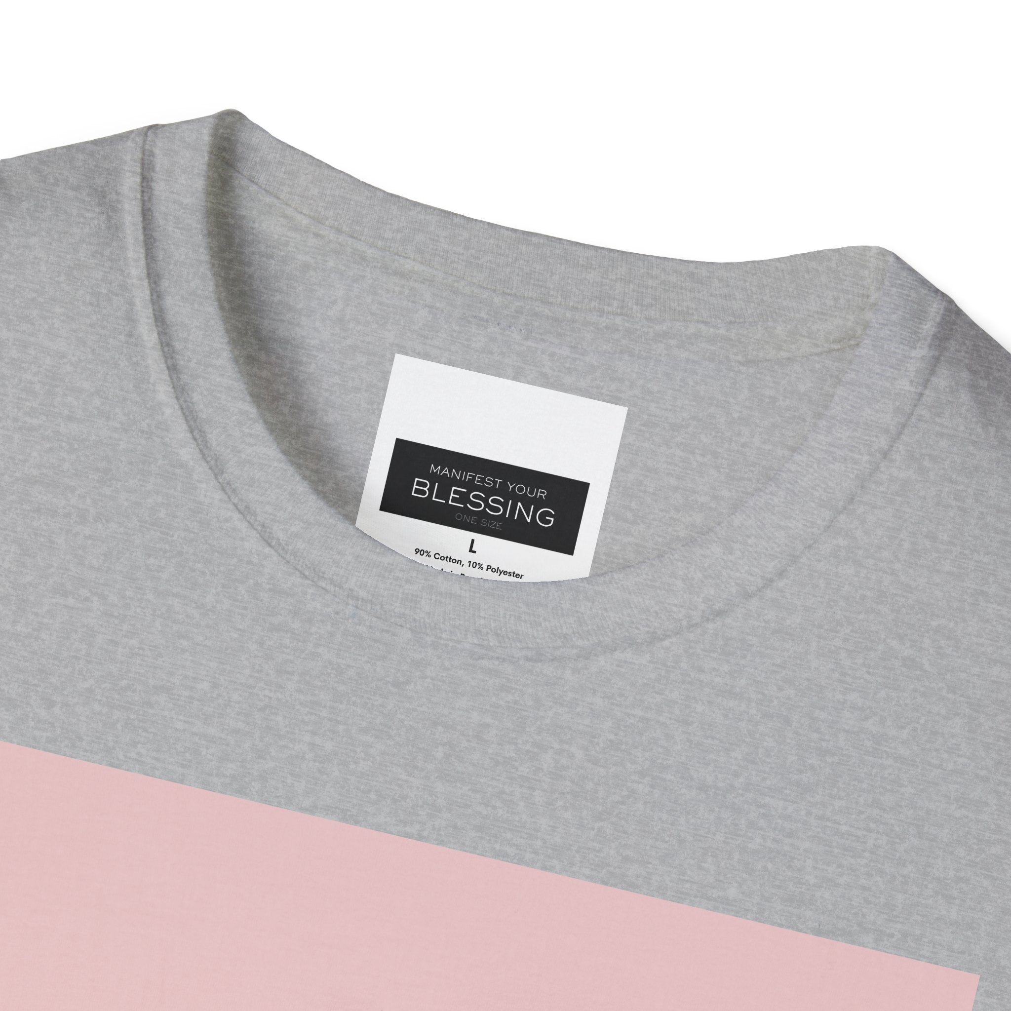 Women's Speak Life T-Shirt — Positive Message Pink Block Graphic Tee
