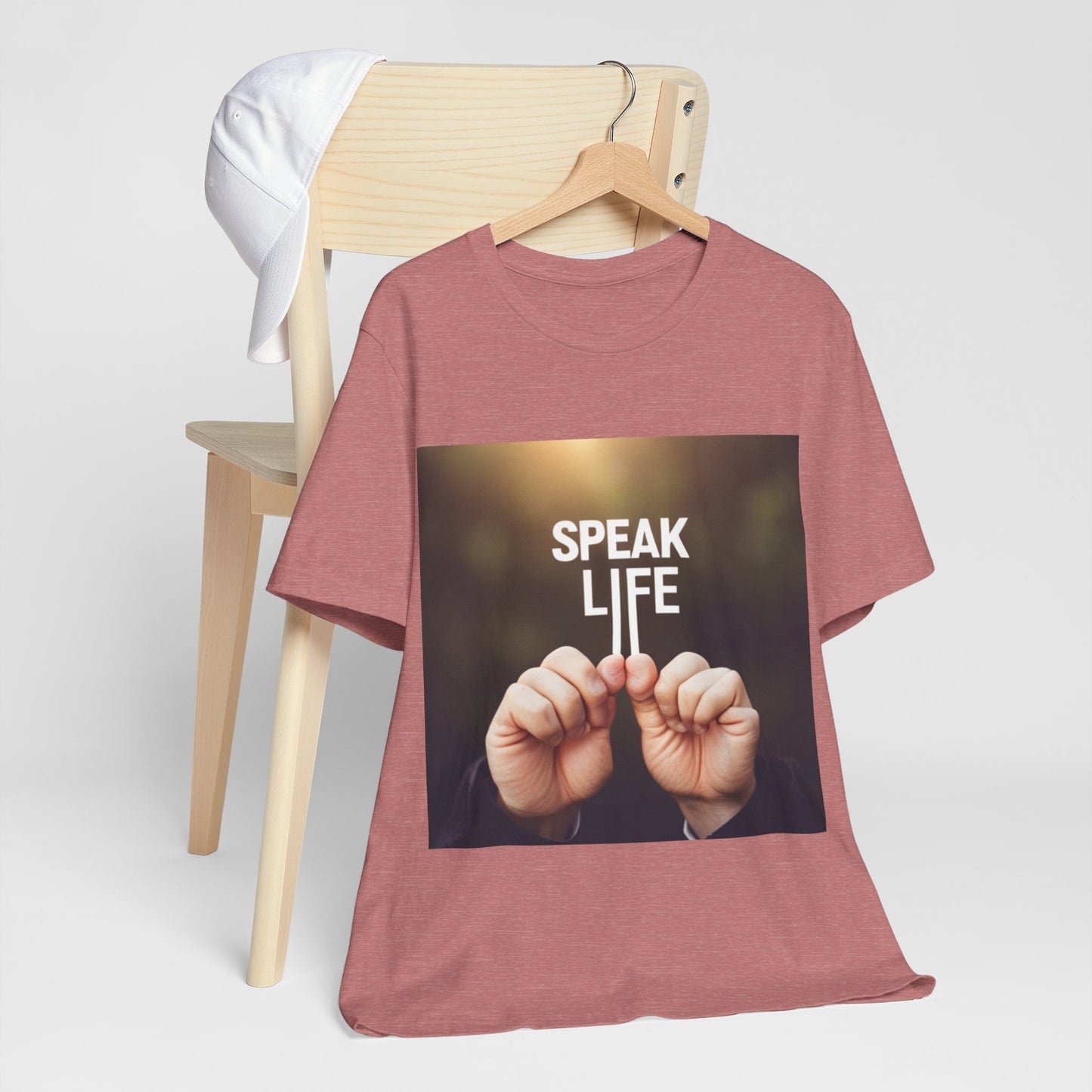 "Speak Life" Hands Unisex Jersey Short Sleeve Tee