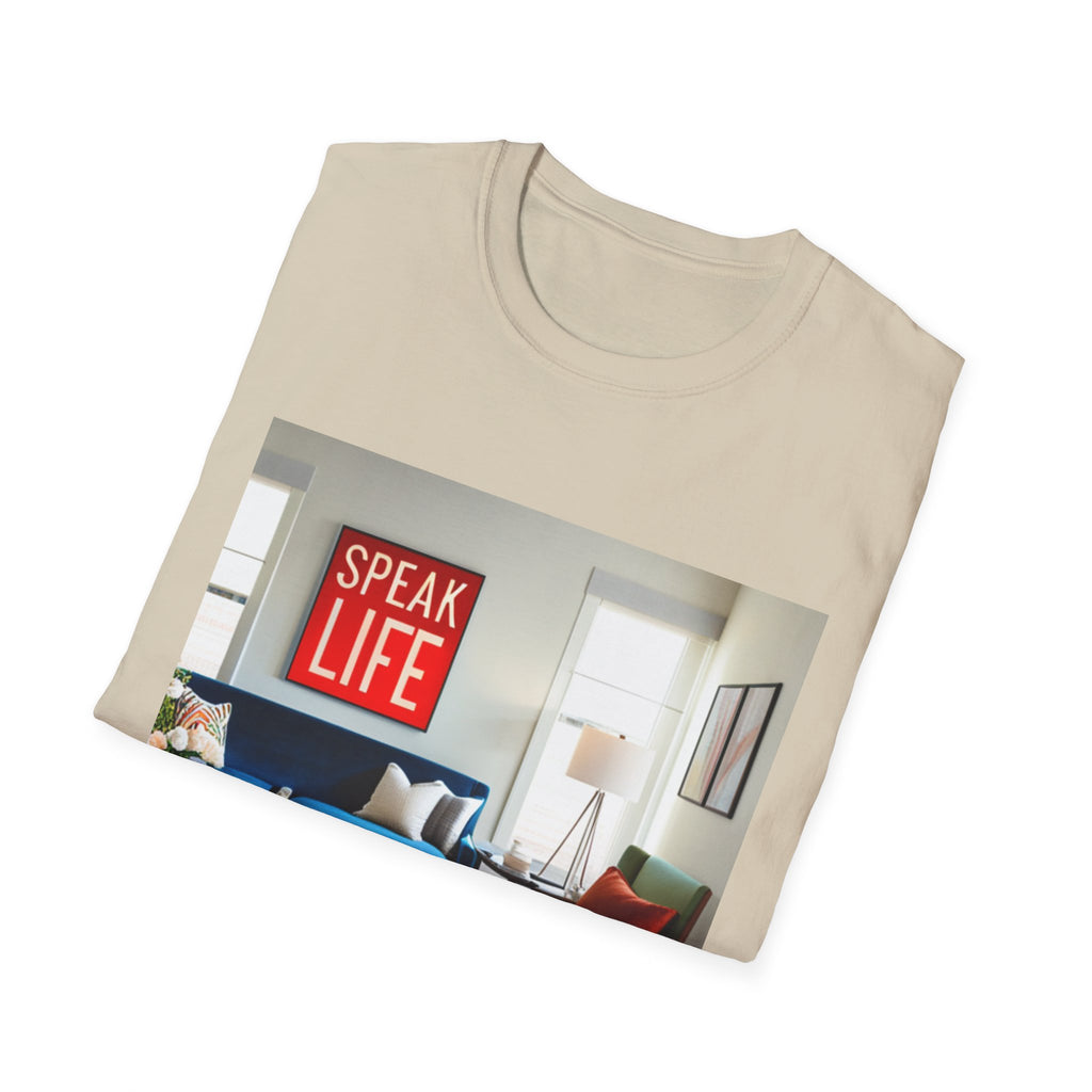 Unisex "Speak Life" Poster Style Softstyle T-Shirt