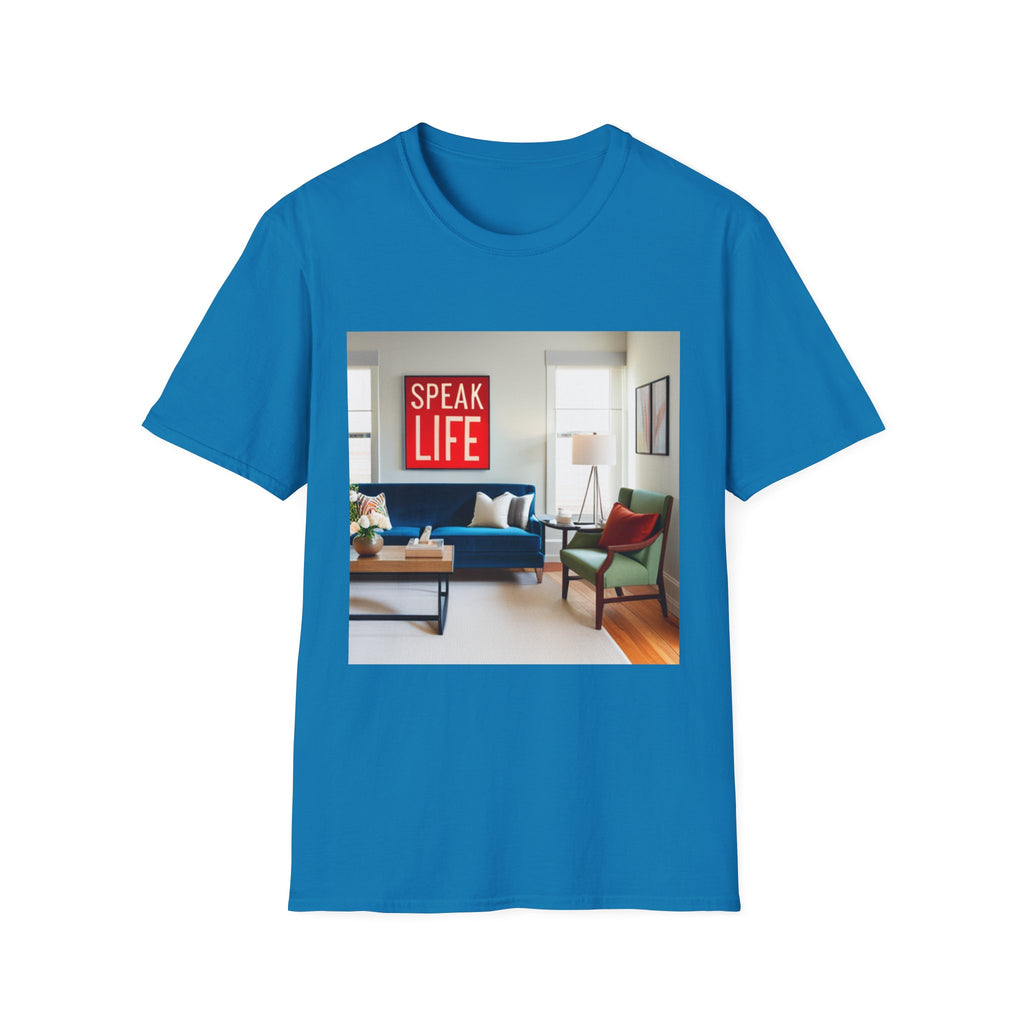 Unisex "Speak Life" Poster Style Softstyle T-Shirt