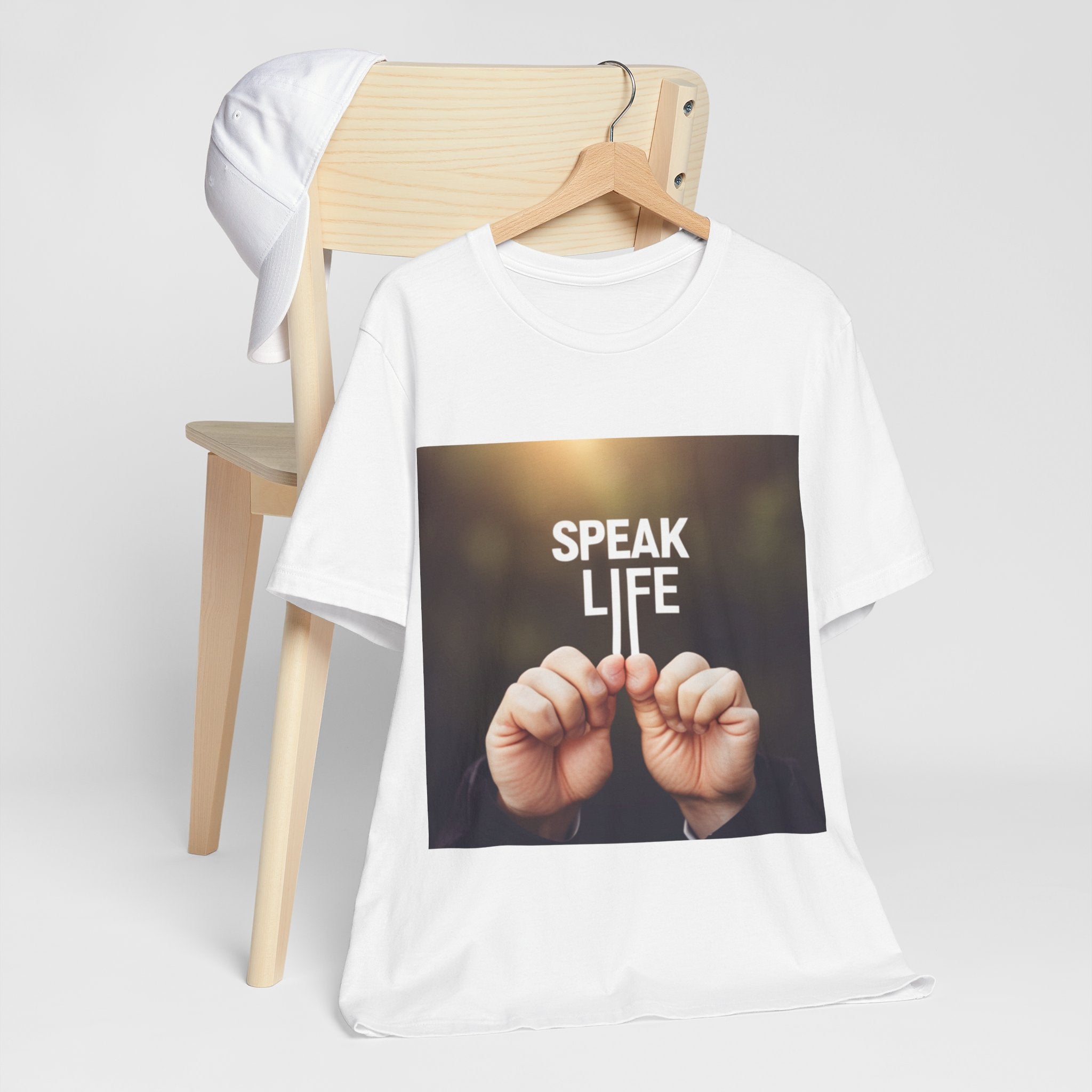 "Speak Life" Hands Unisex Jersey Short Sleeve Tee