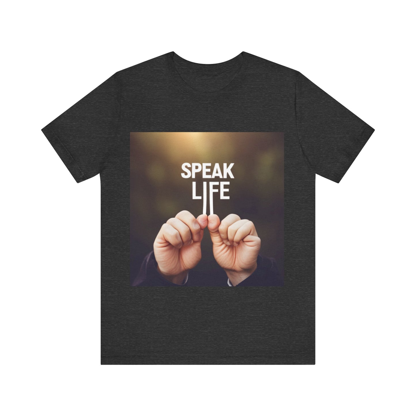"Speak Life" Hands Unisex Jersey Short Sleeve Tee